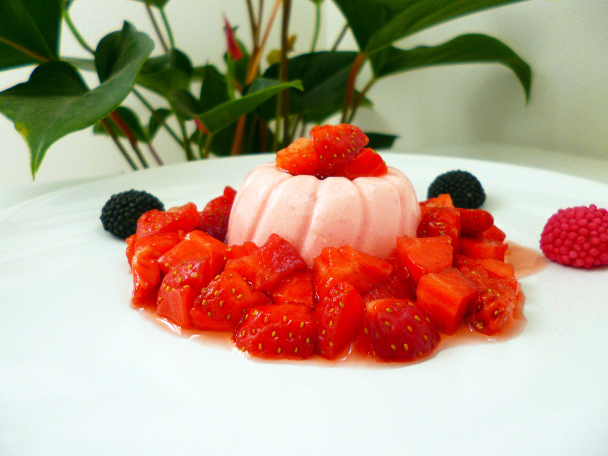 Panna Cotta fraise bonbon - 1