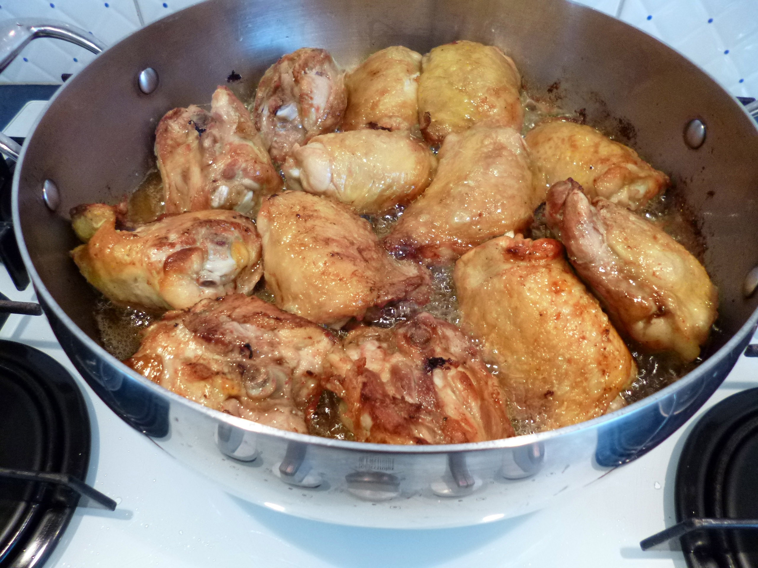 Poulet aux champignons - 4