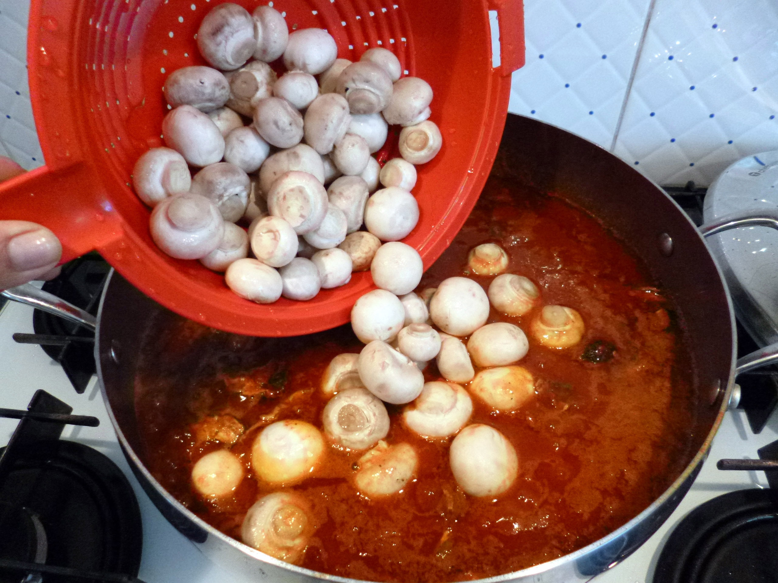 Poulet aux champignons - 10