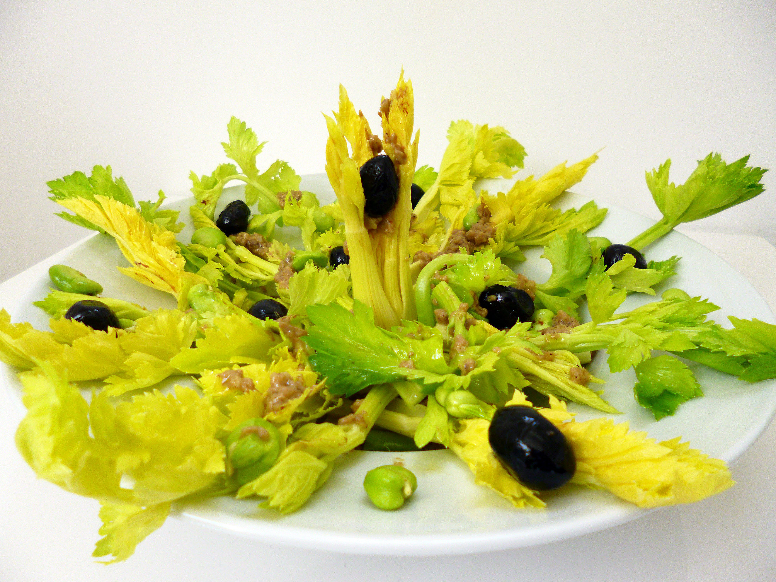 Salade de fèves et céleri - 1