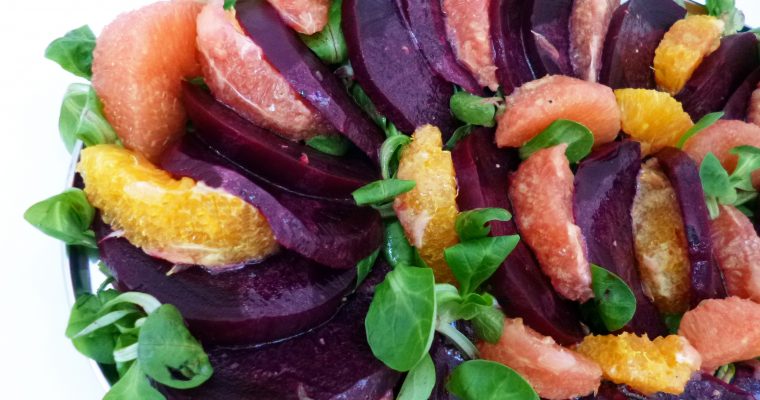 Salade de betteraves aux agrumes