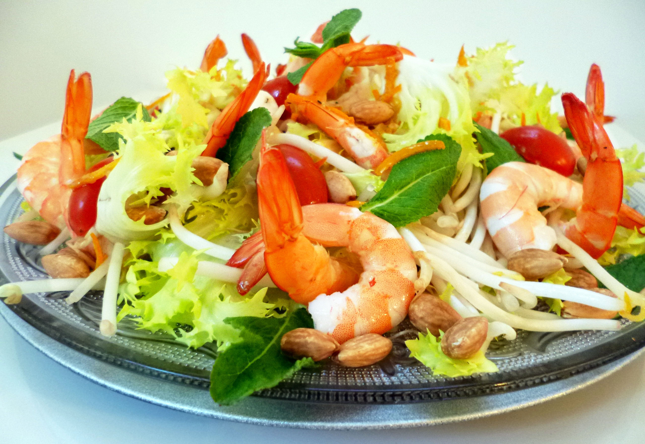 Salade de crevettes au wasabi - 1