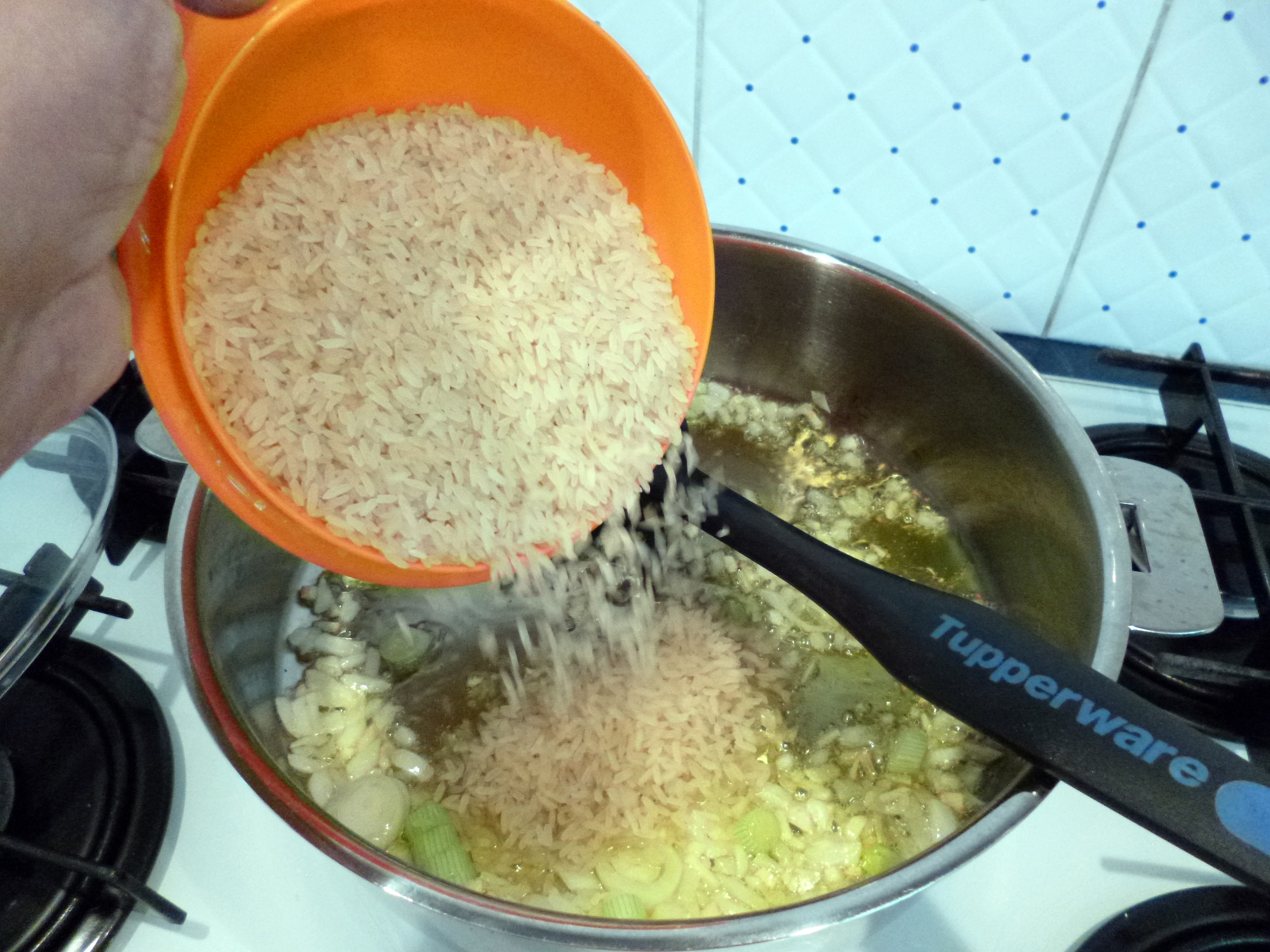 Riz aux poivrons et basilic - 4