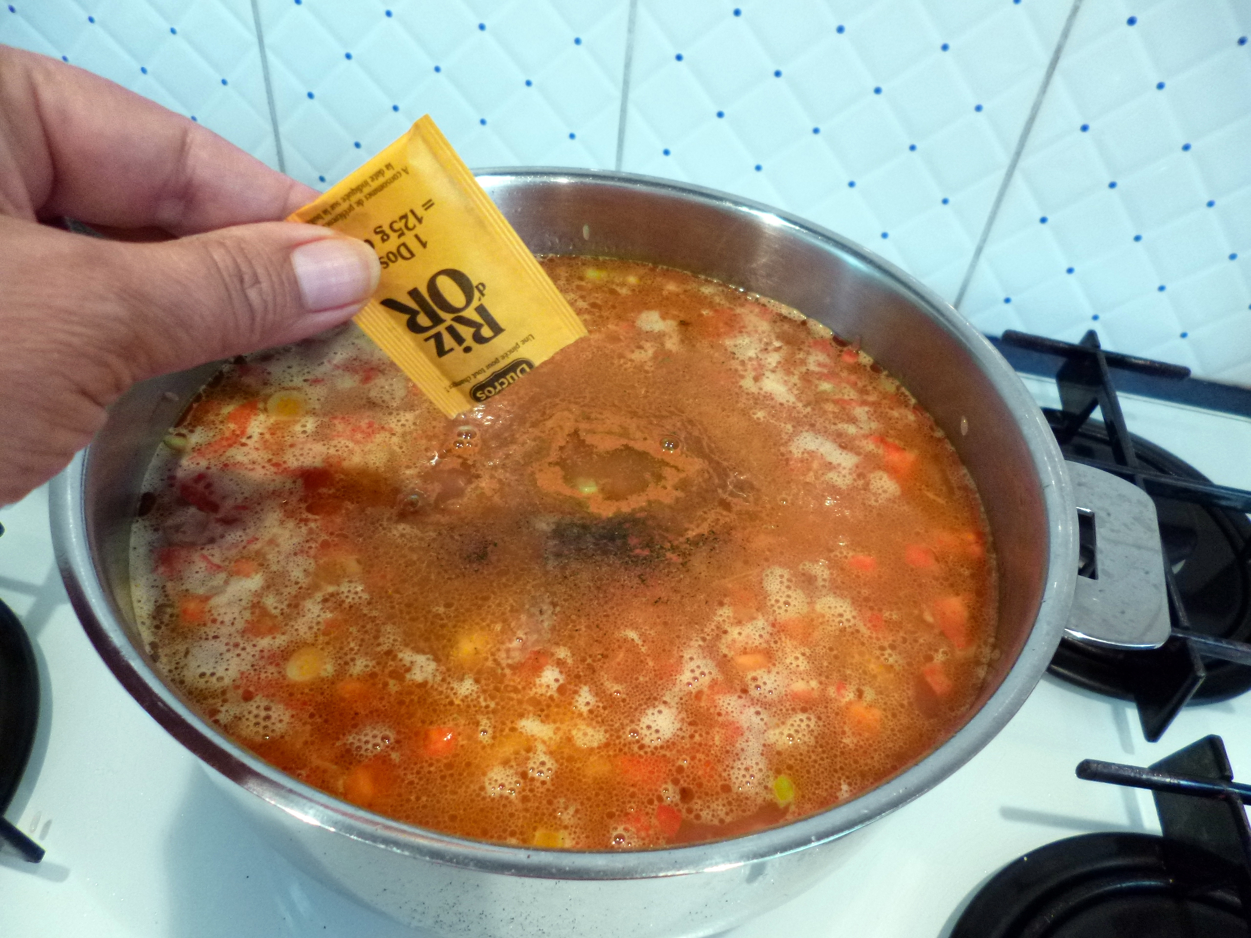 Riz aux poivrons et basilic - 6