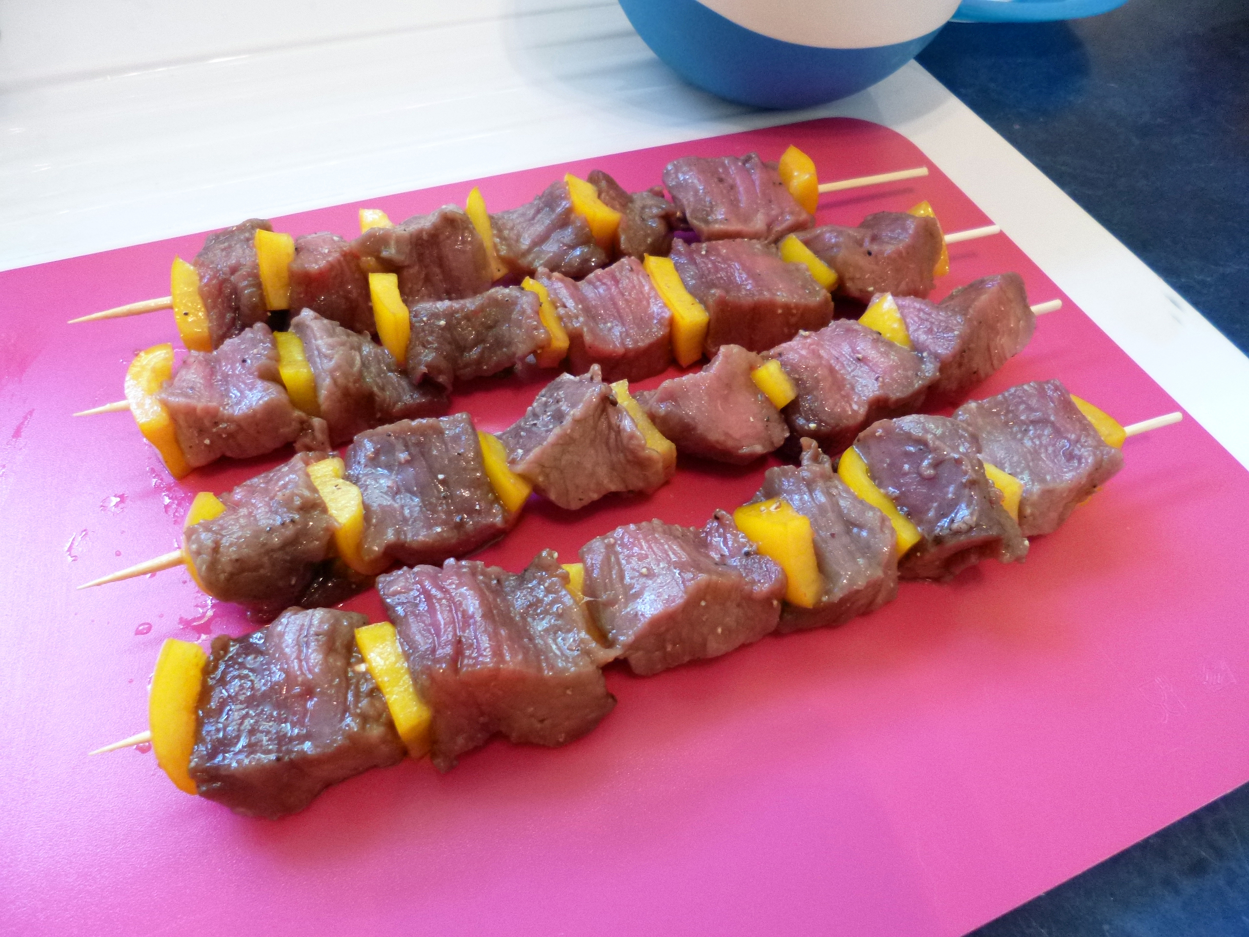 Brochettes de bœuf sauce wasabi - 6