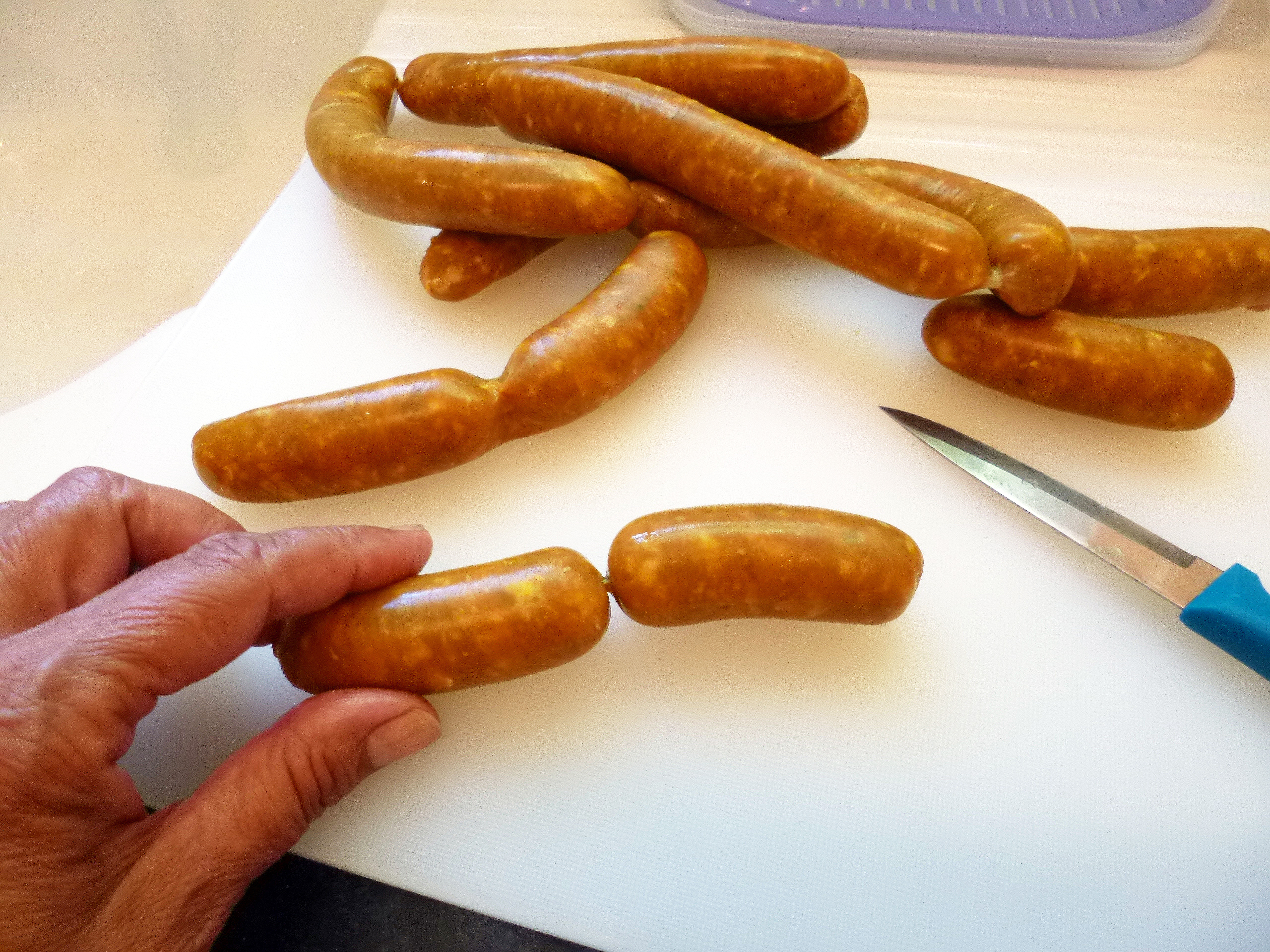 Brochettes de chipolatas au curry - 5