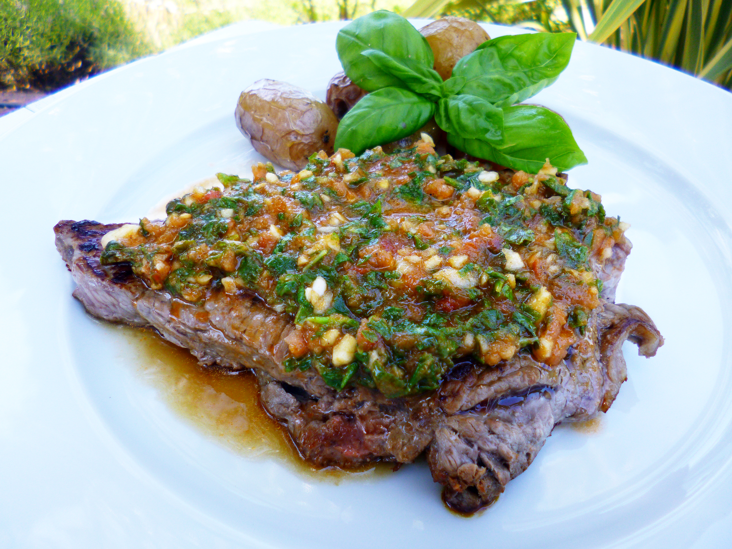 Grillades de bœuf au pistou - 2