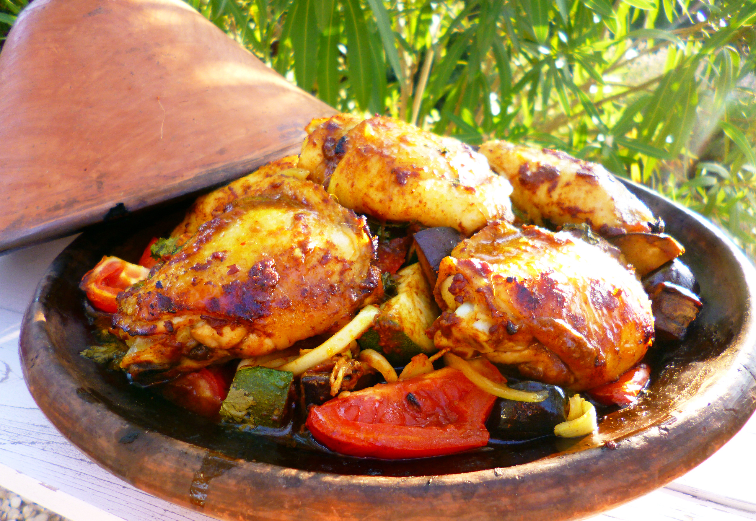 Tajine de poulet aux légumes d'été - 7