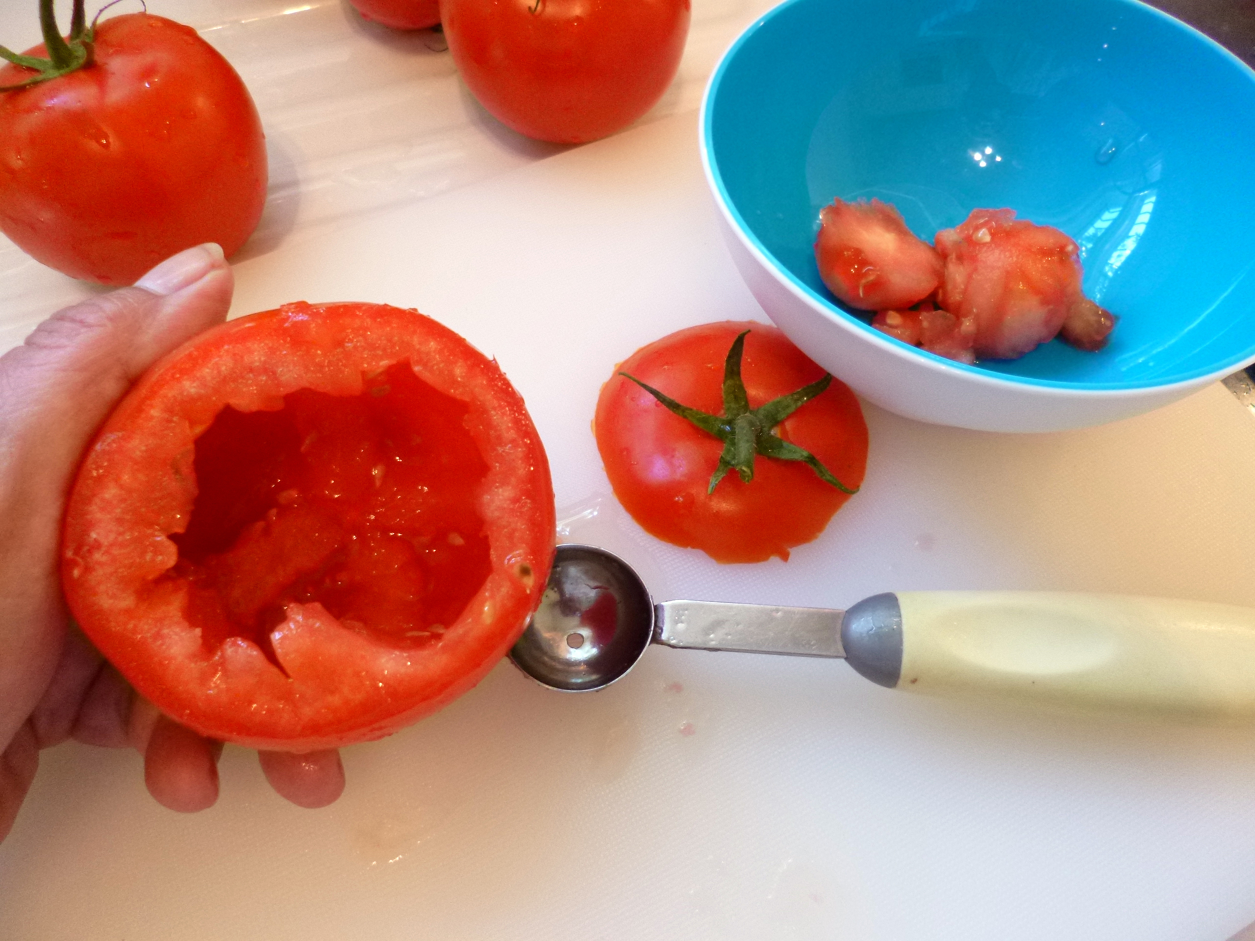 Tomates farcies à l'orientale - 3