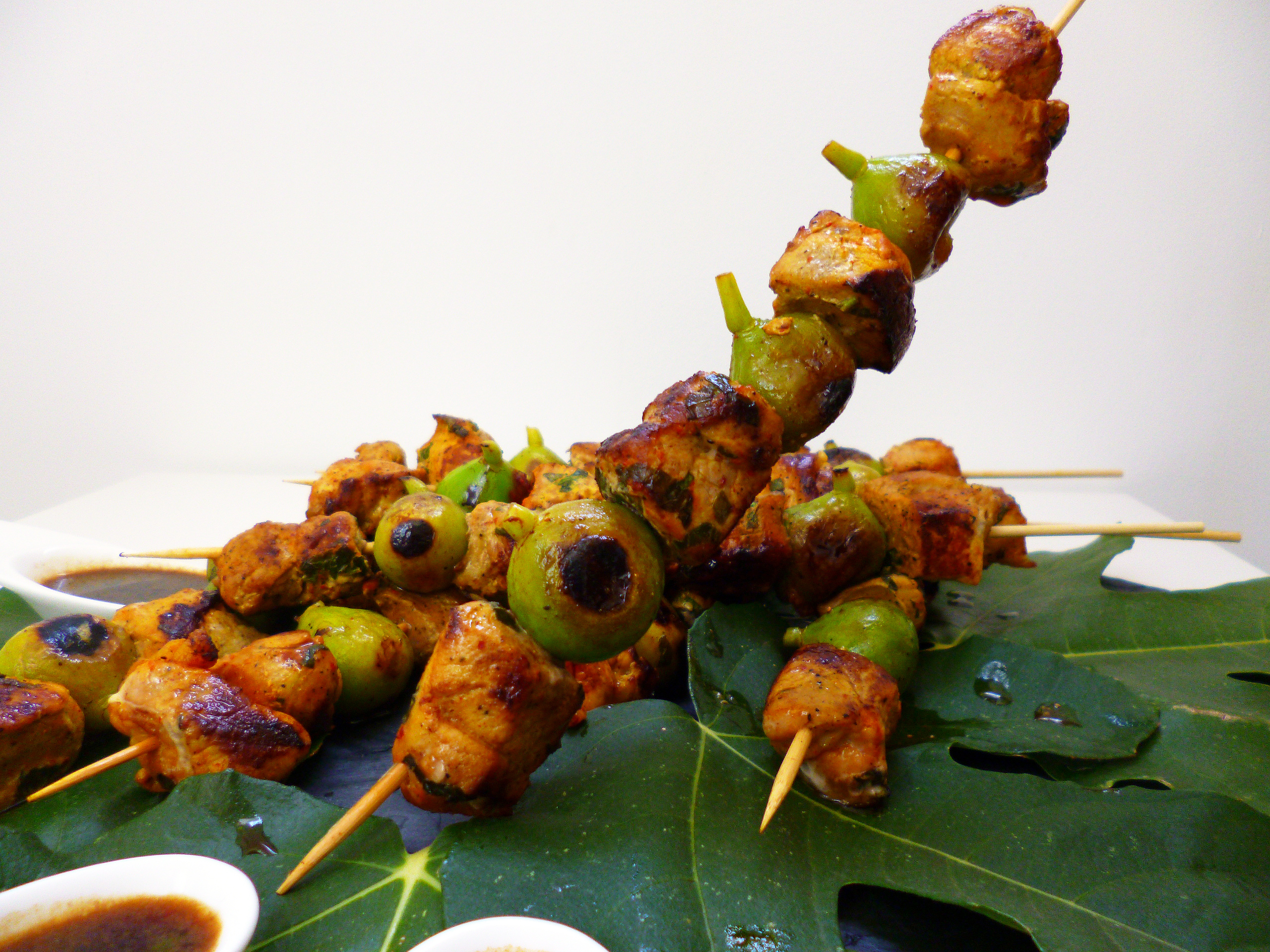 Brochettes de porc aux figues - 1