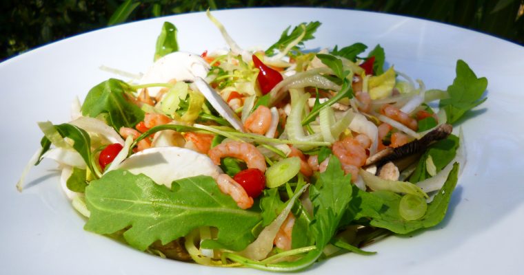 Salade de fenouil aux crevettes