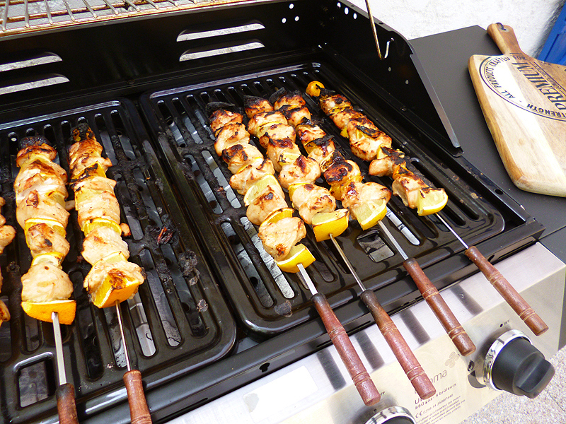 Brochettes de poulet aux agrumes - 8