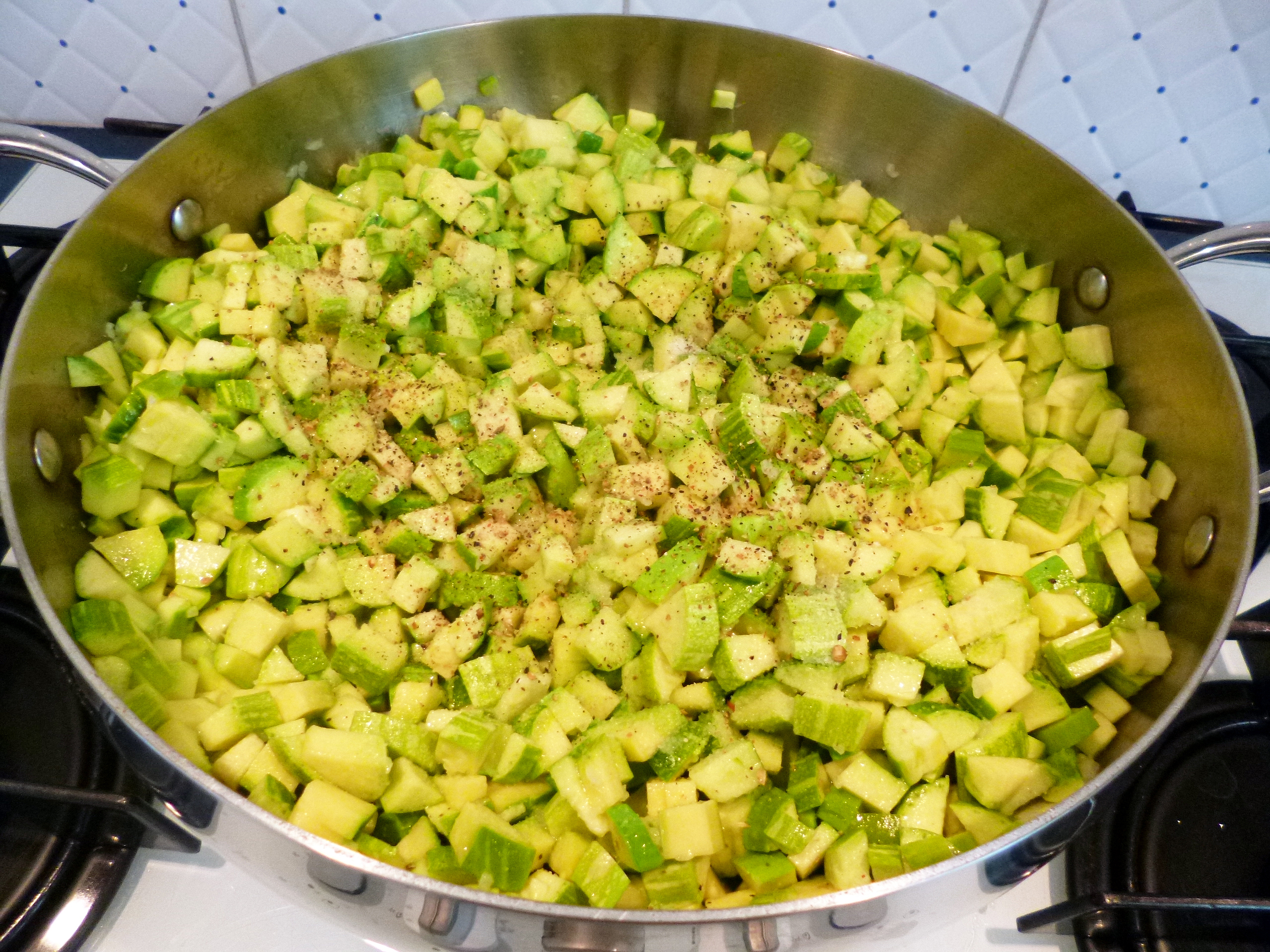 Brunoise de courgettes - 5
