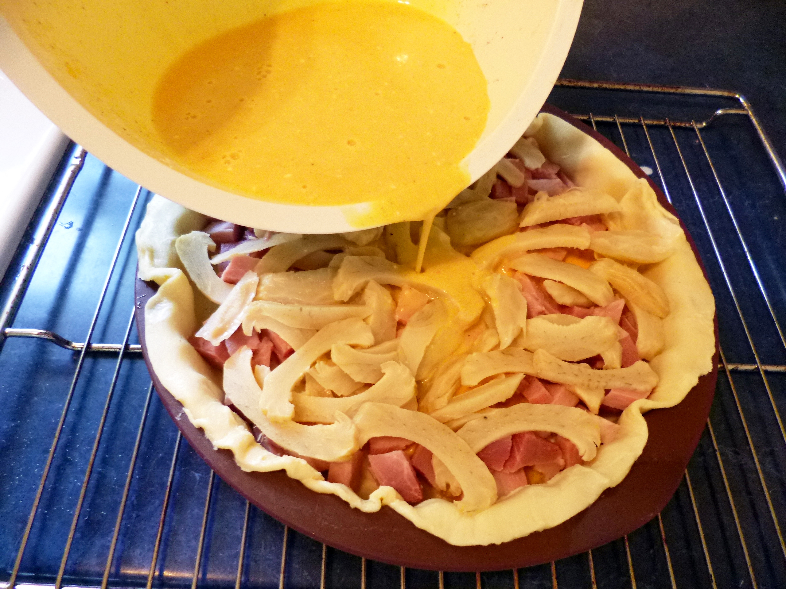 Quiche jambon artichauts - 5