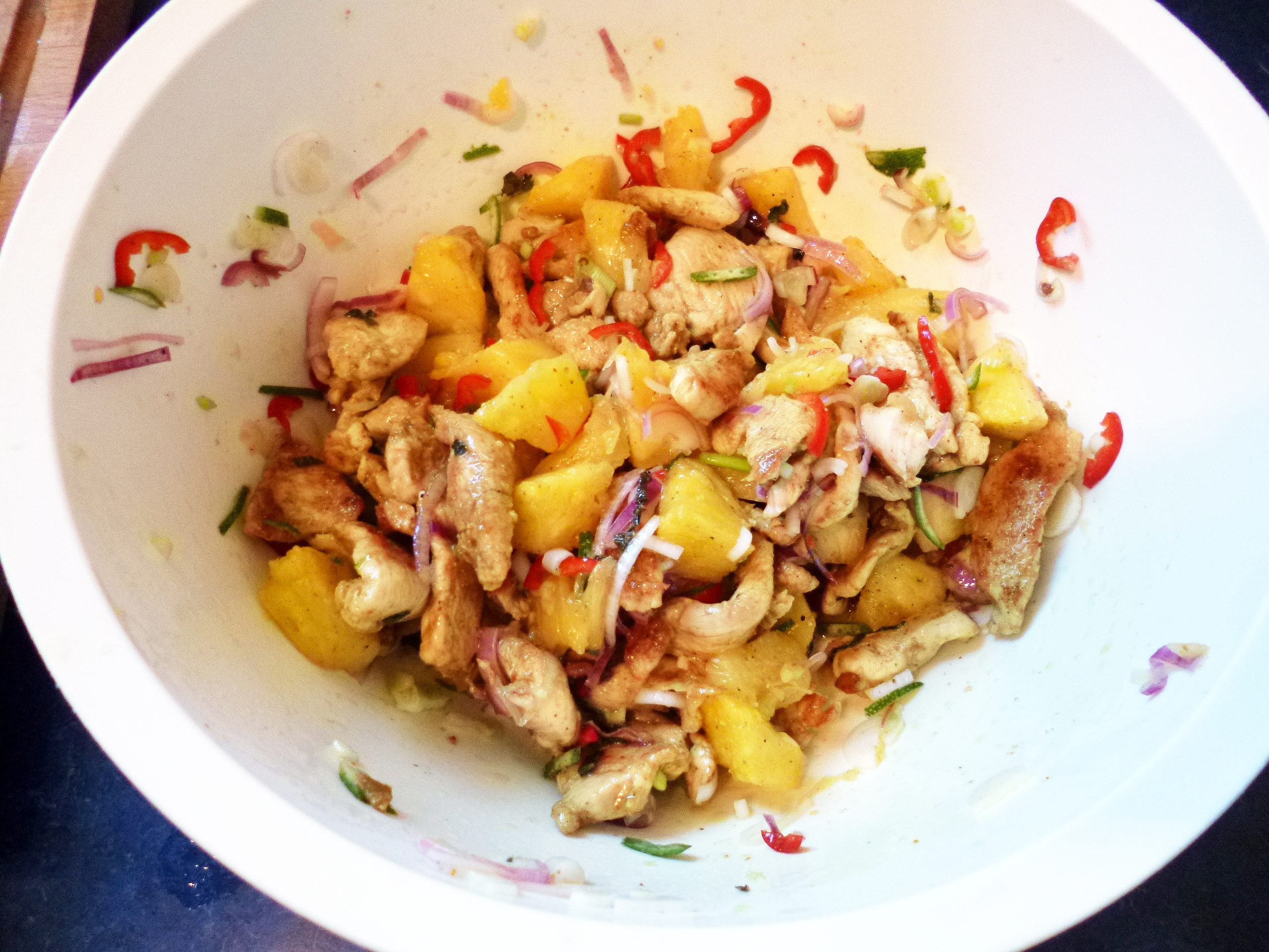 Salade de poulet à l'ananas - 9