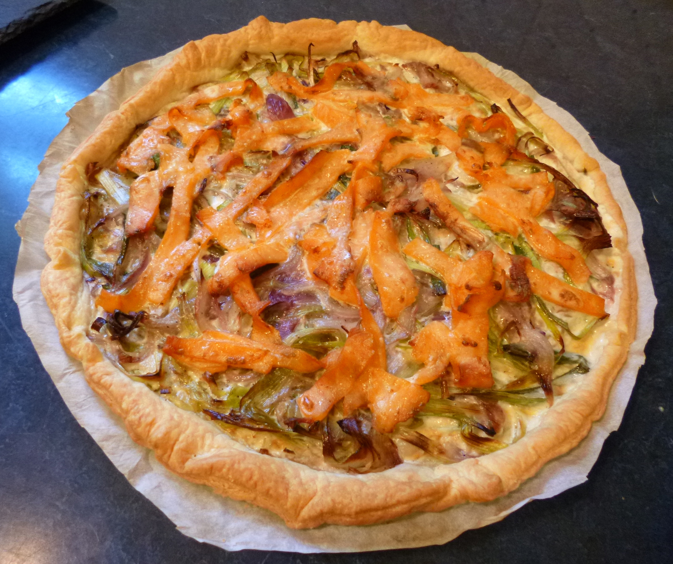 Tarte à la truite fumée - 9