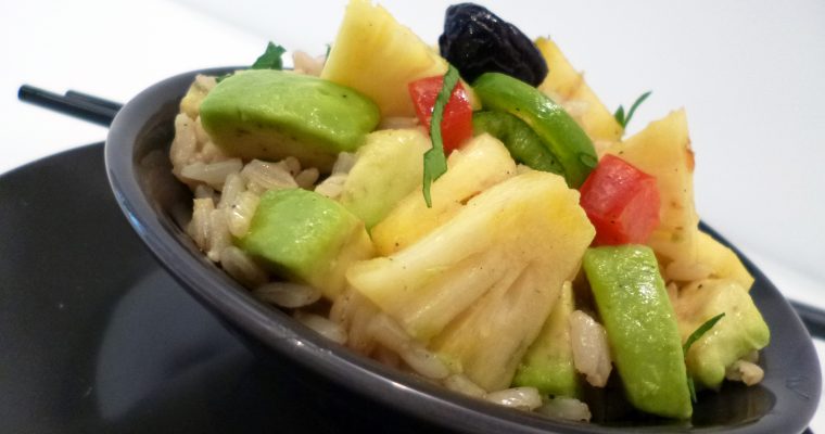 Salade de riz germé