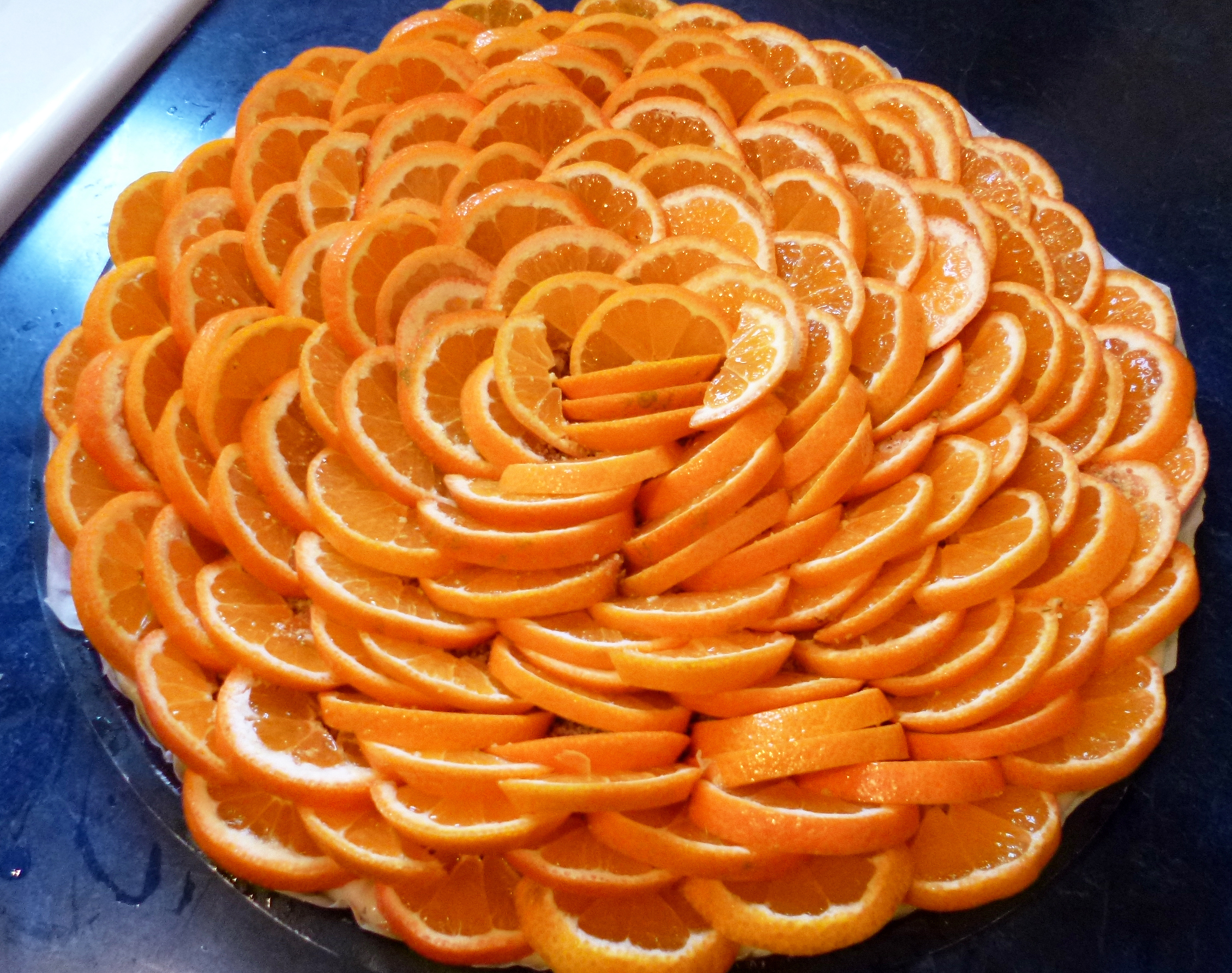 Tarte aux clémentines Corse - 6