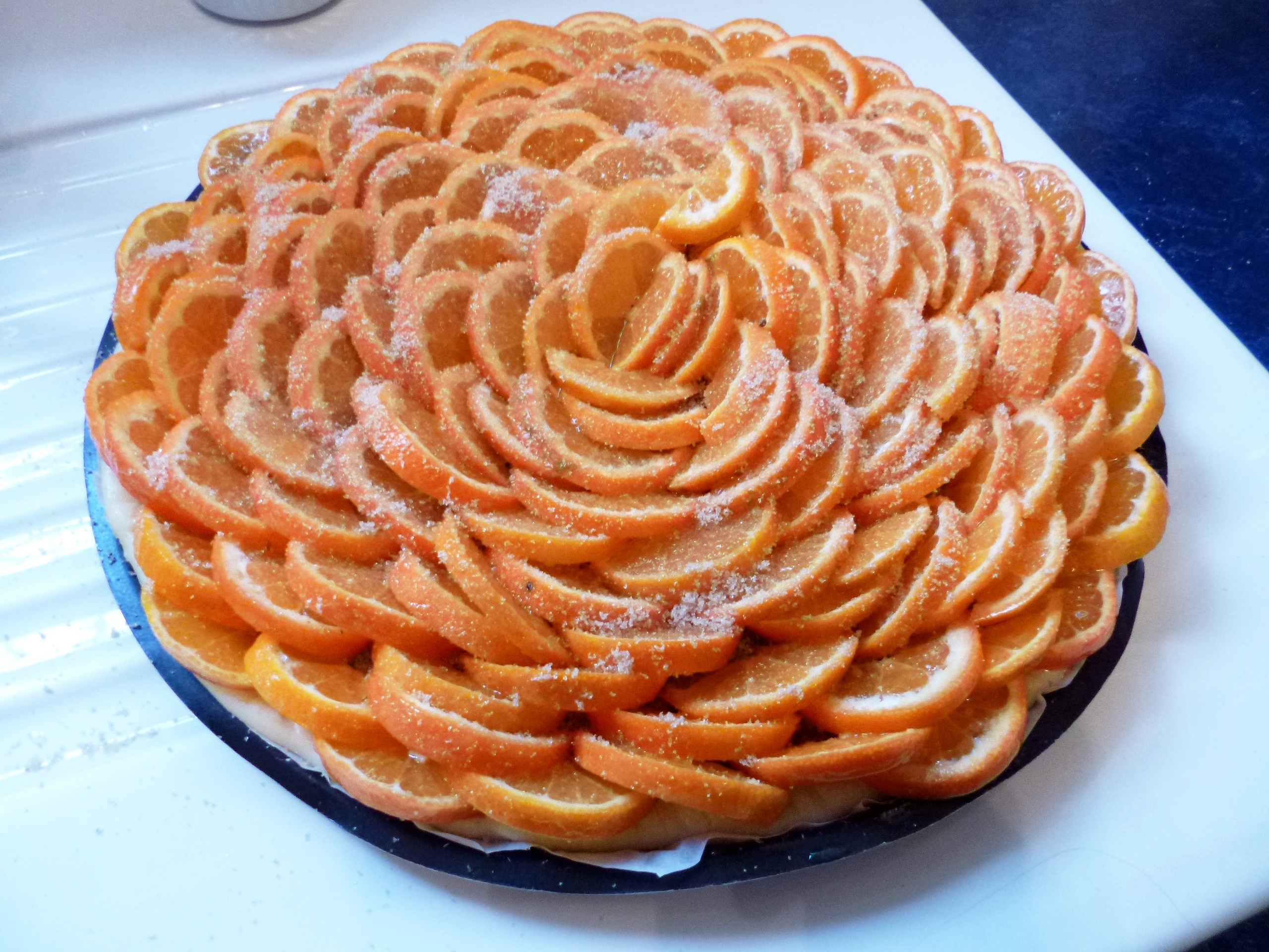 Tarte aux clémentines Corse - 8