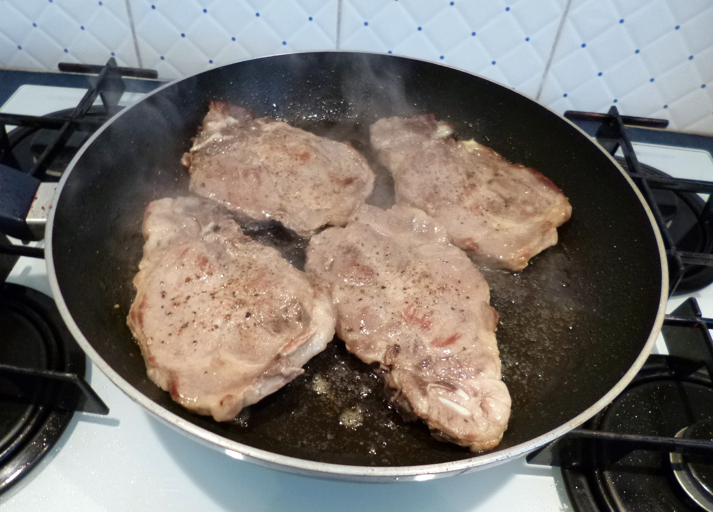 Côtes de porc au curry vert - 2