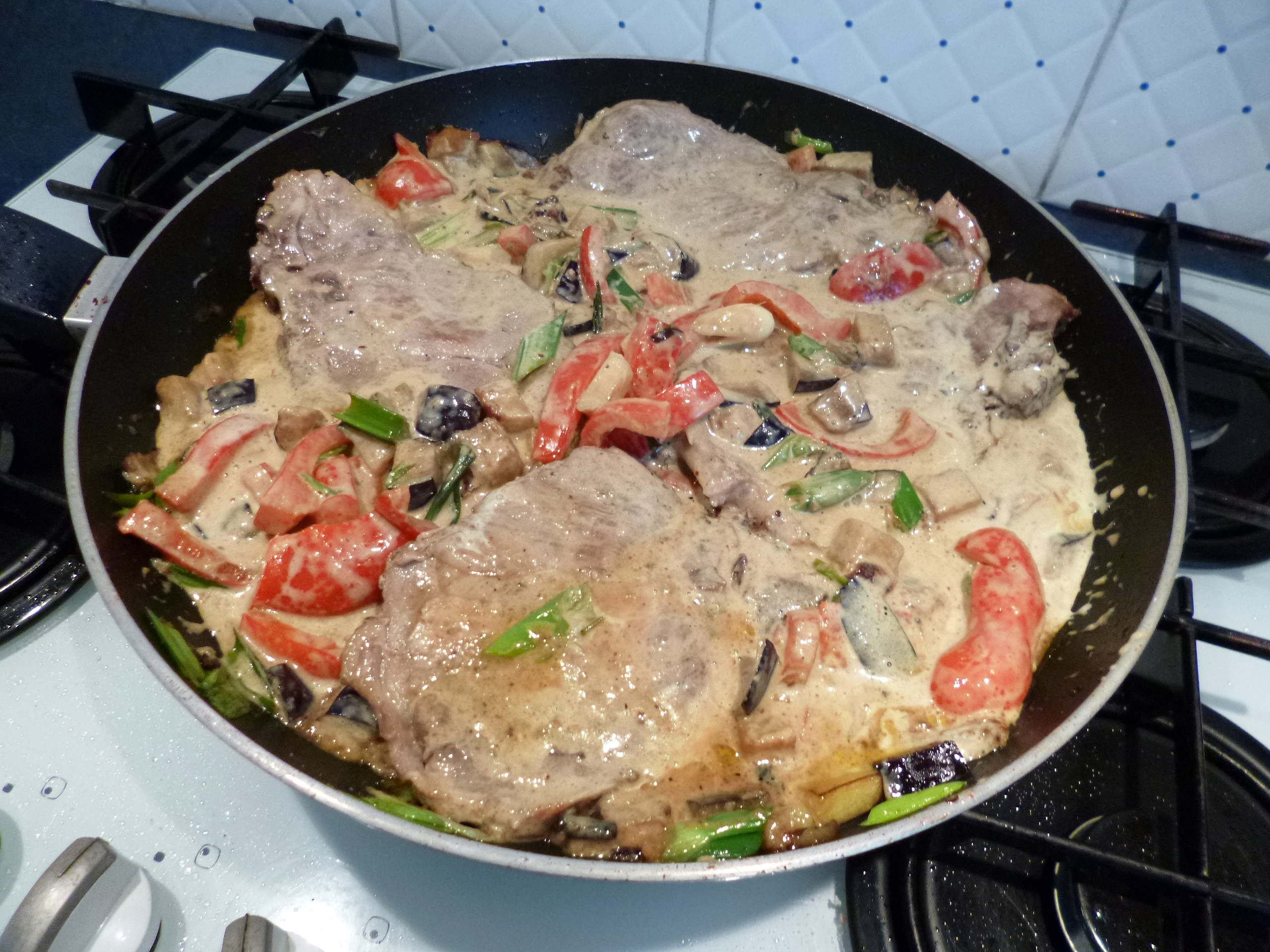 Côtes de porc au curry vert - 11