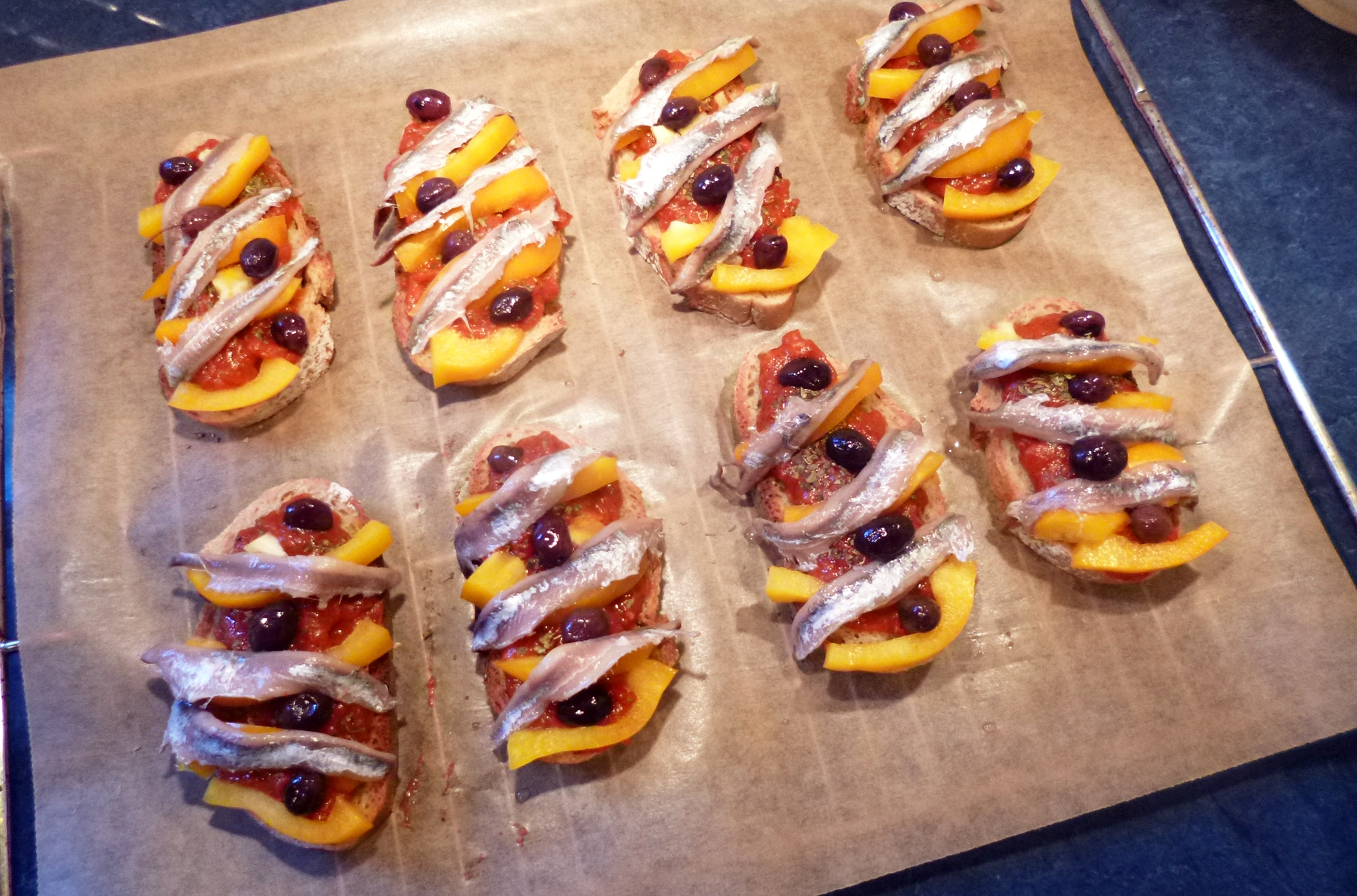 Crostinis tomate anchois - 6