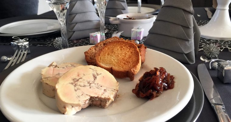 Foie gras sans cuisson aux épices douces