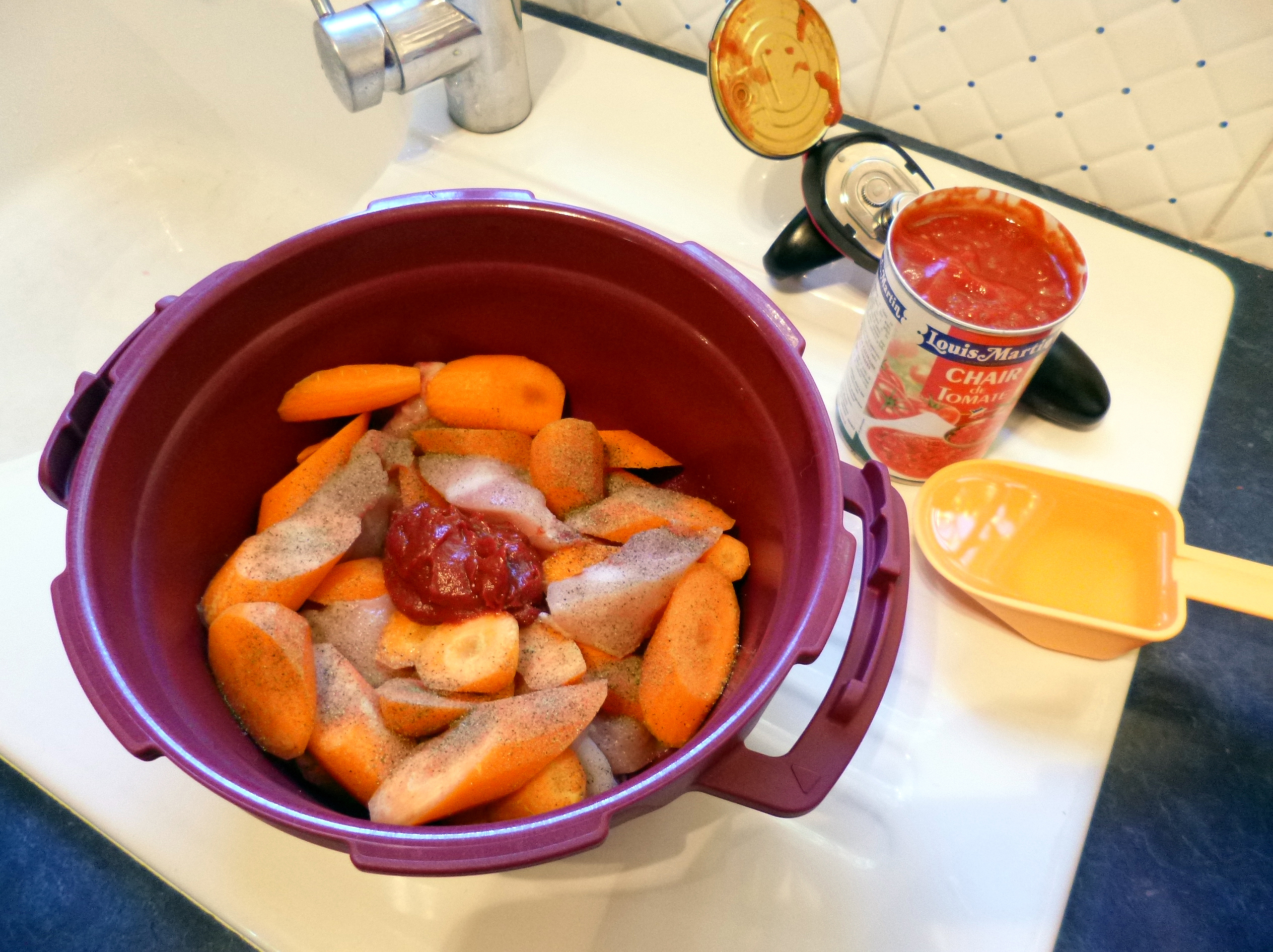 Poulet aux carottes au Micro Minute - 3