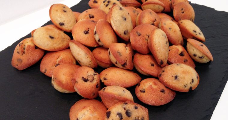 Madeleines aux pépites de chocolat