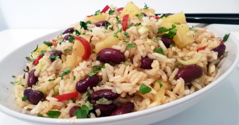 Salade de riz à l’ananas