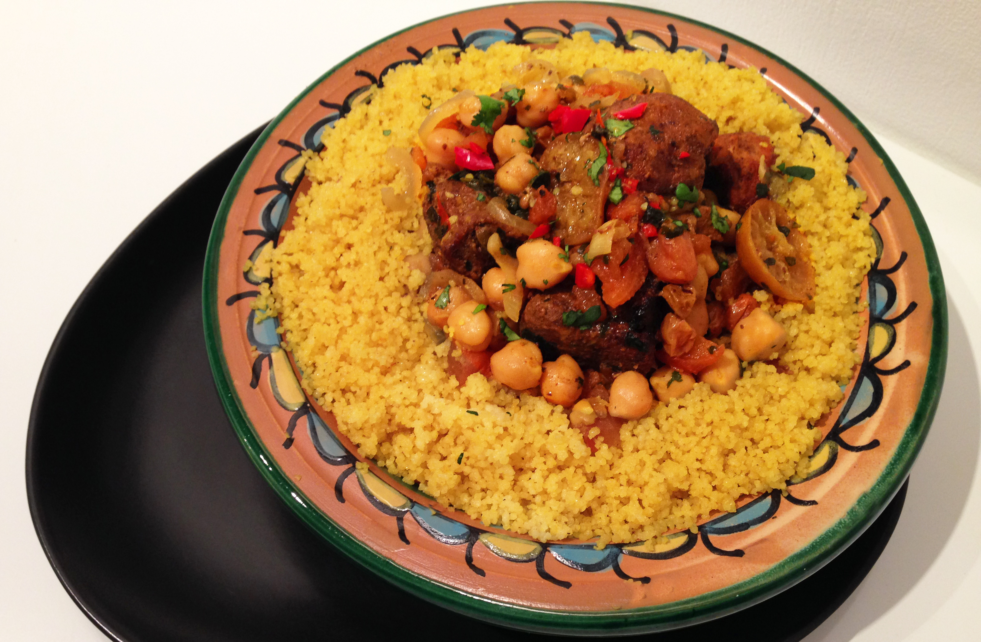 Tajine d'agneau aux pois chiches - 13