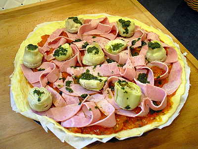 Tarte jambon artichauts - 4