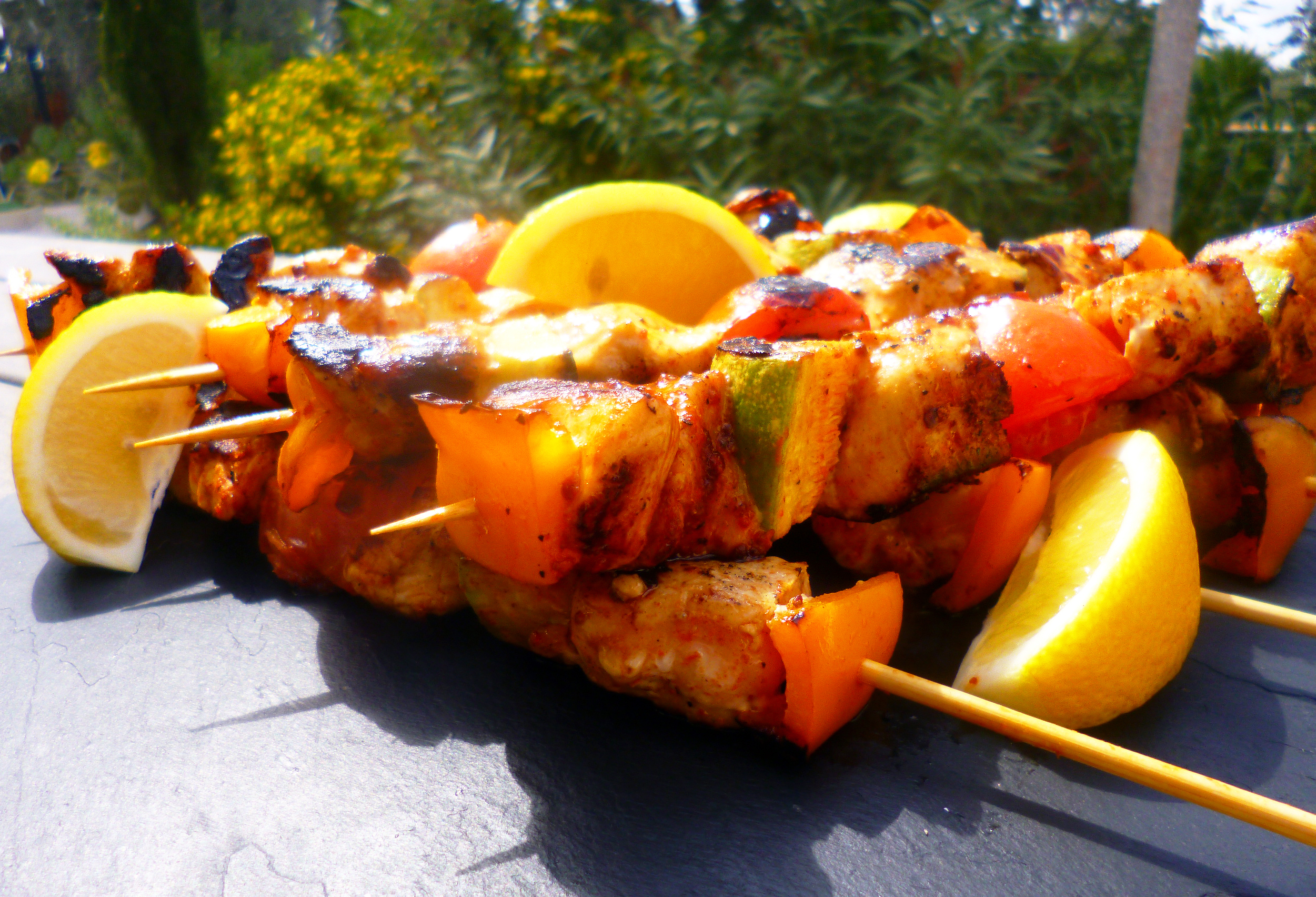 Brochettes de poulet aux épices satay - 1