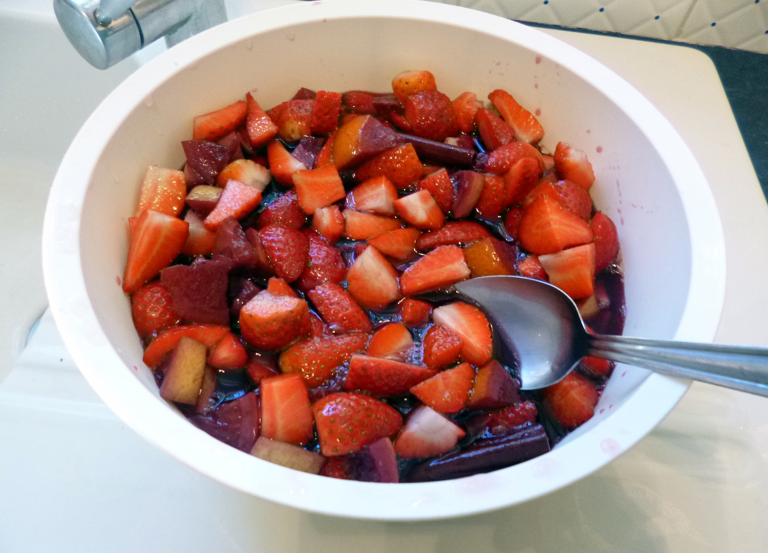 Fraises au vin rouge - 7