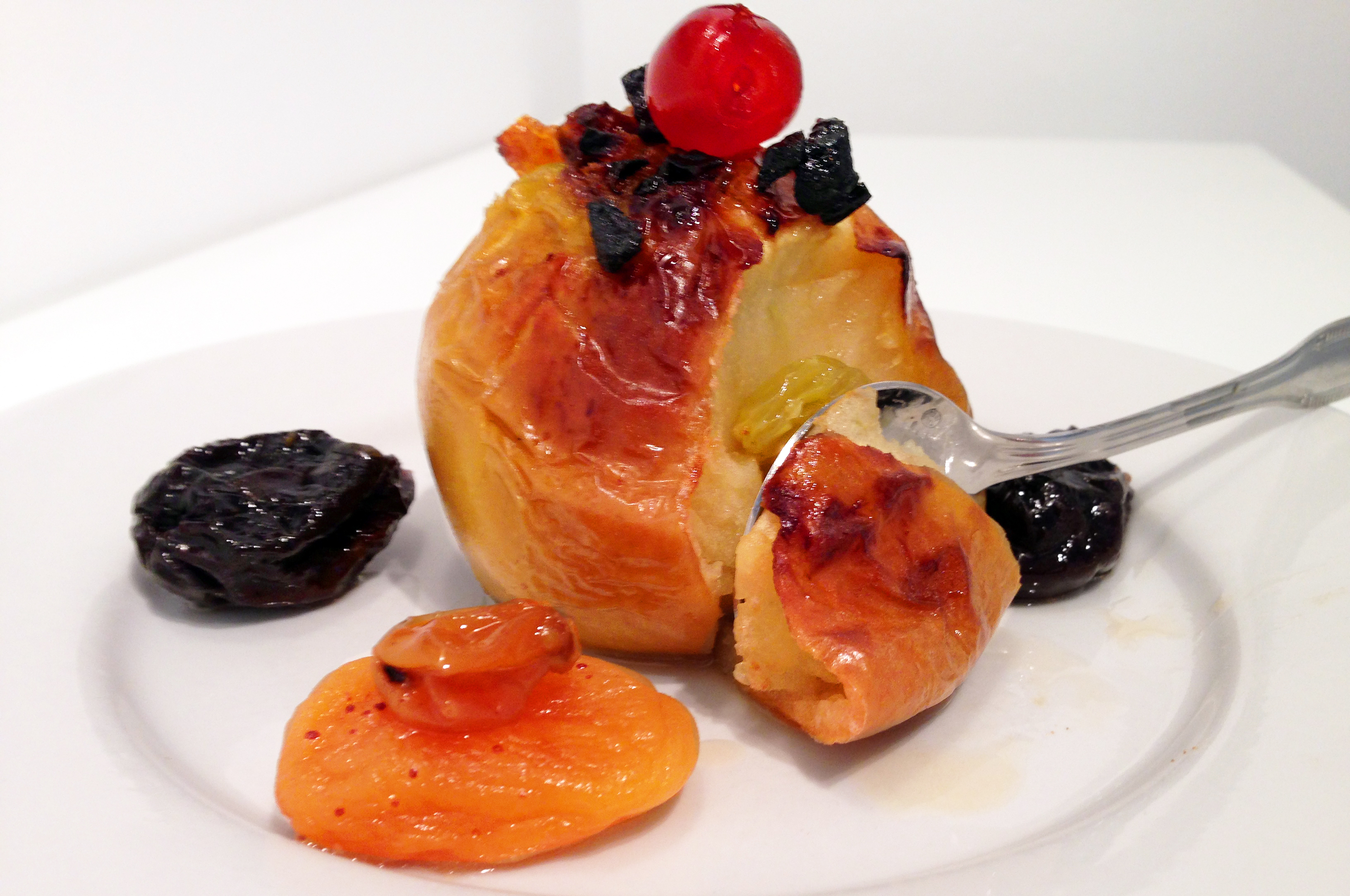 Pommes au four aux fruits secs - 1