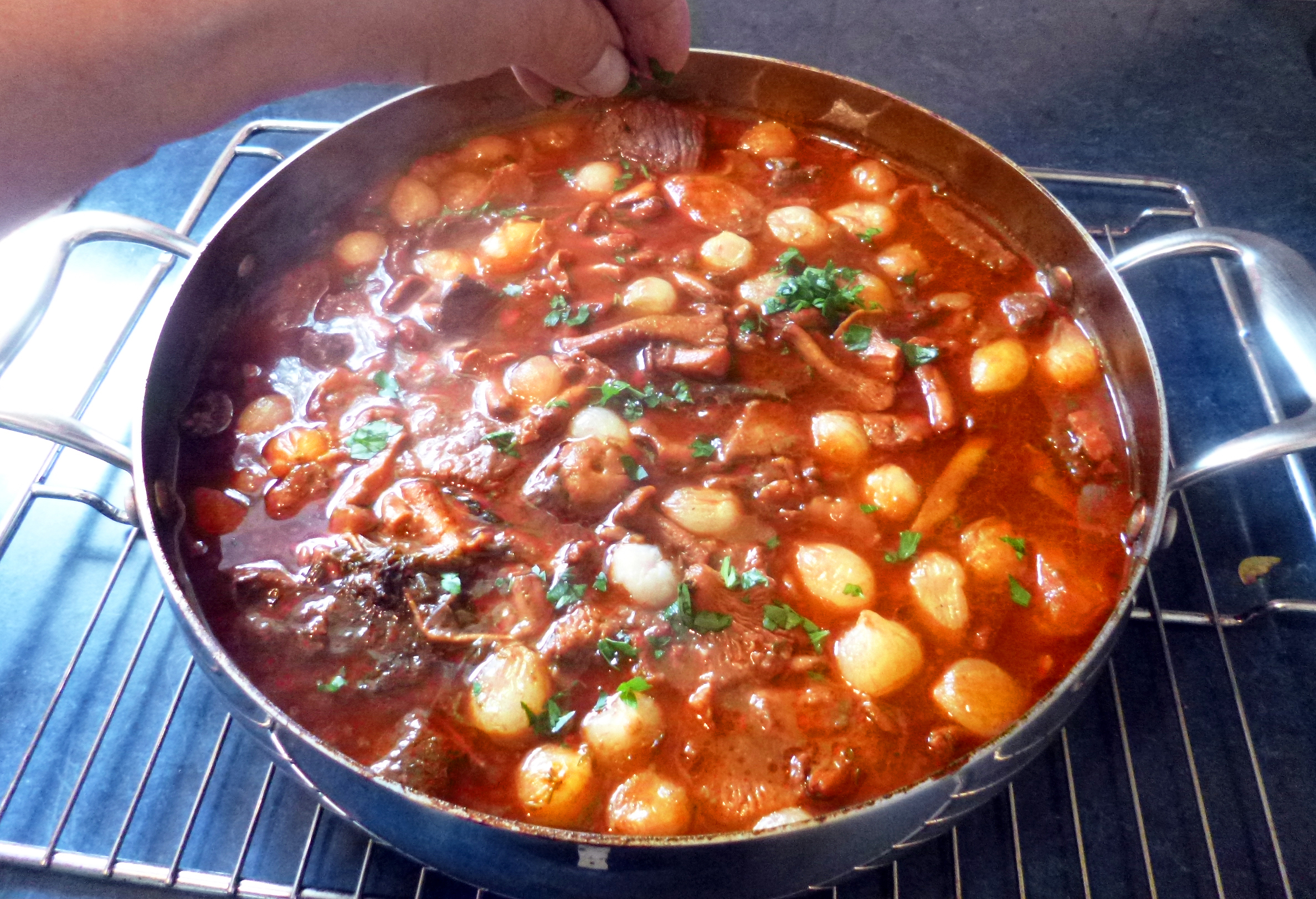 Boeuf bourguignon aux girolles - 13