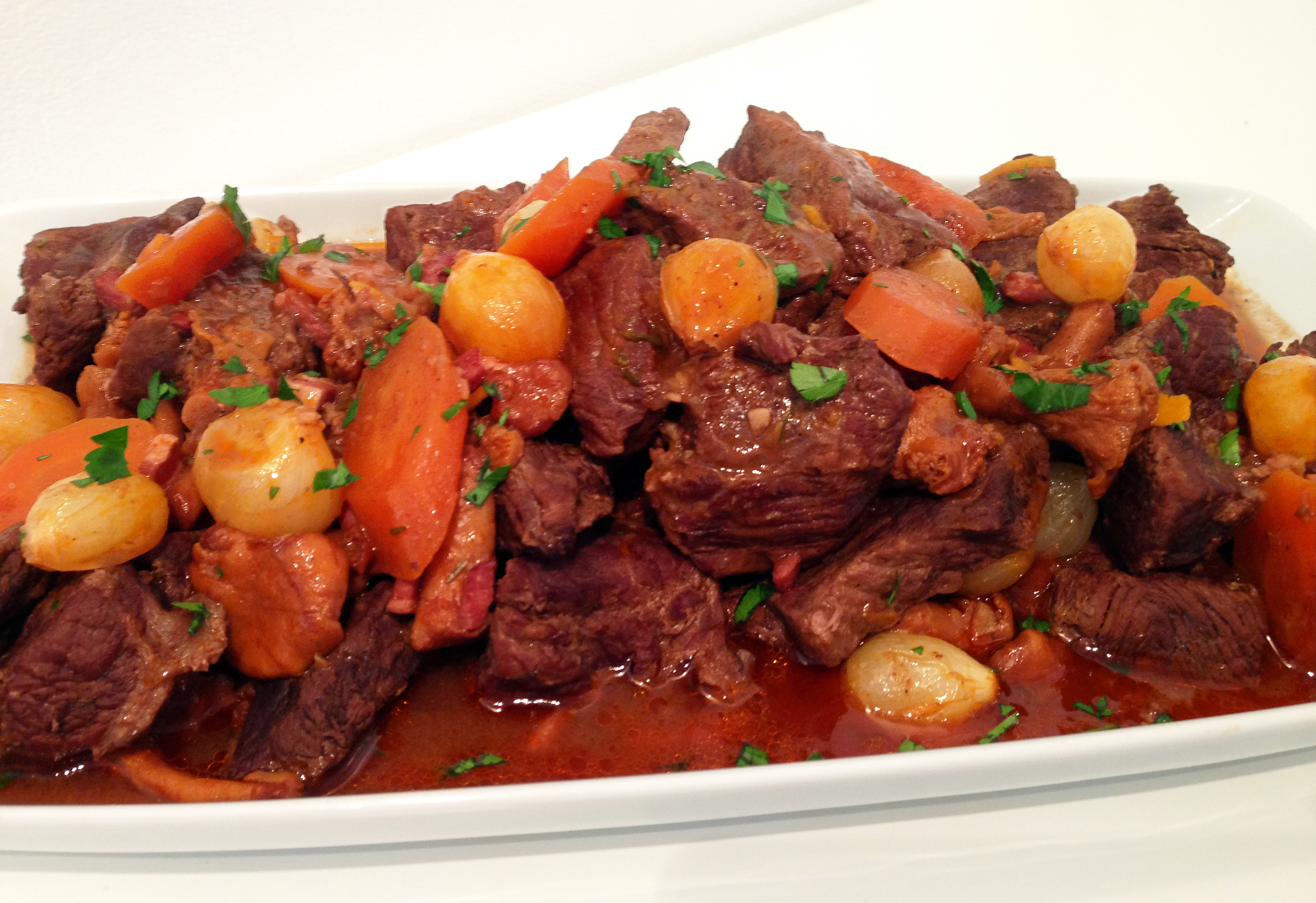 Boeuf bourguignon aux girolles - 14