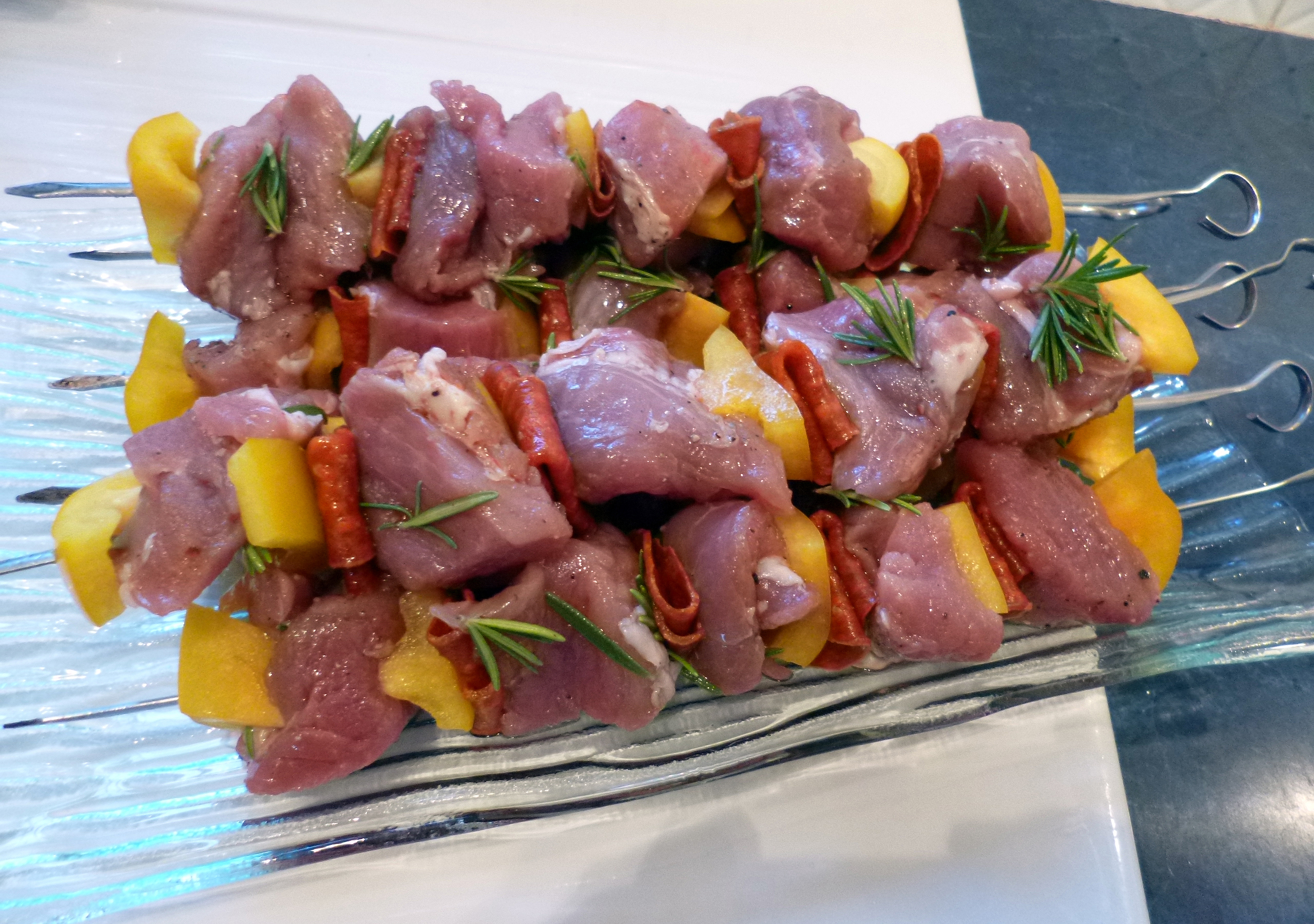 Brochettes de porc au chorizo - 4