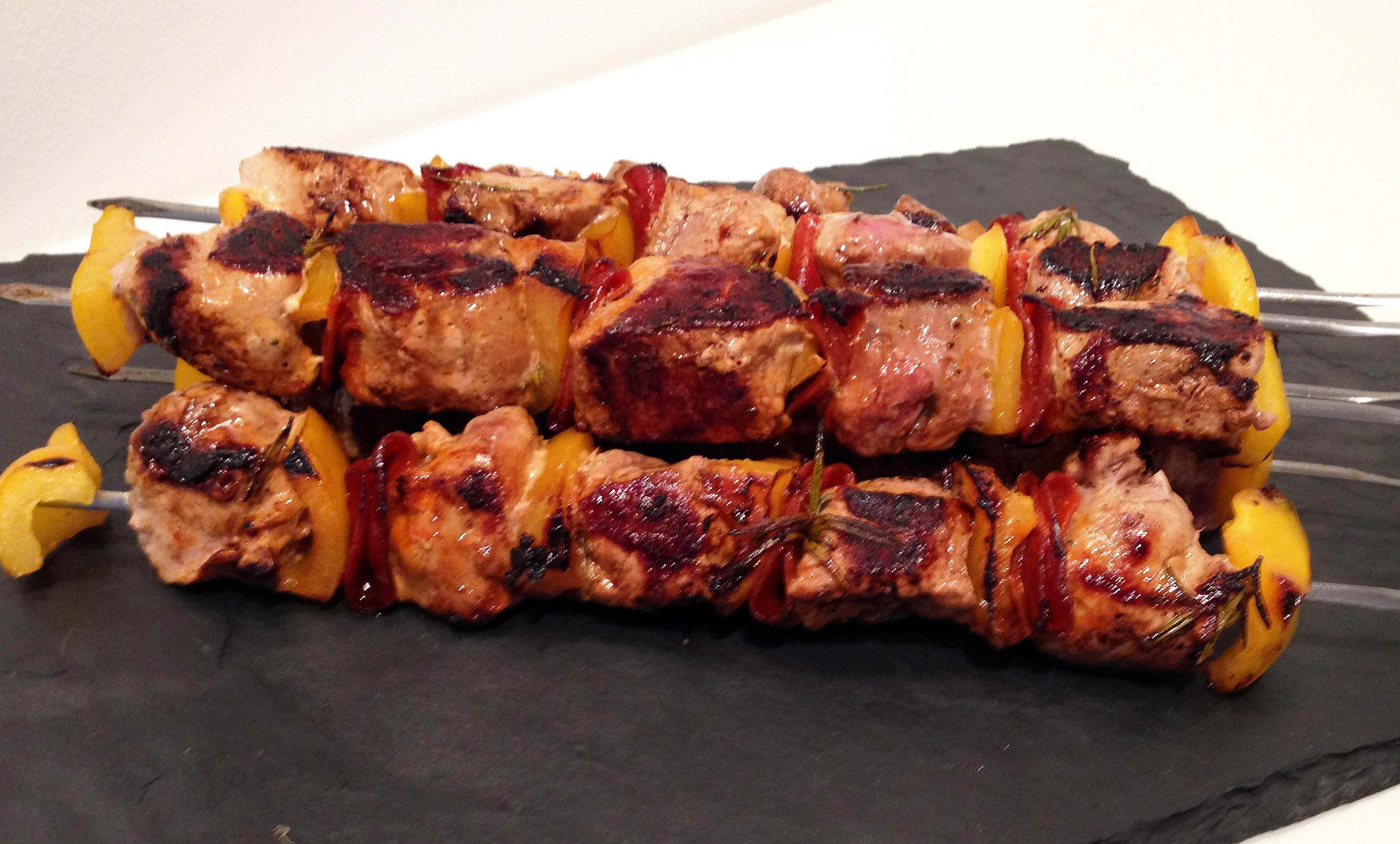 Brochettes de porc au chorizo - 1