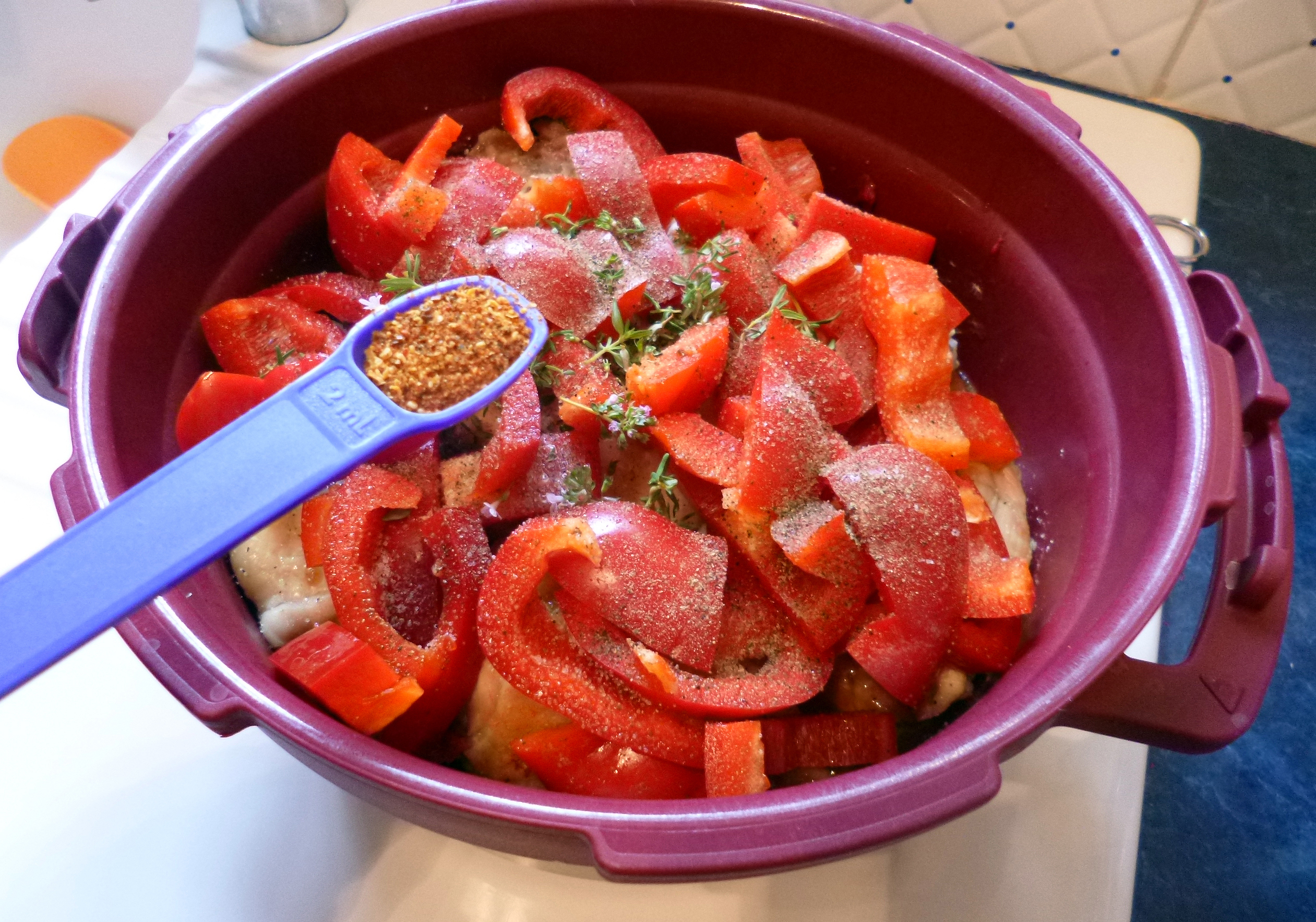 Poulet basquaise au Micro Minute - 8