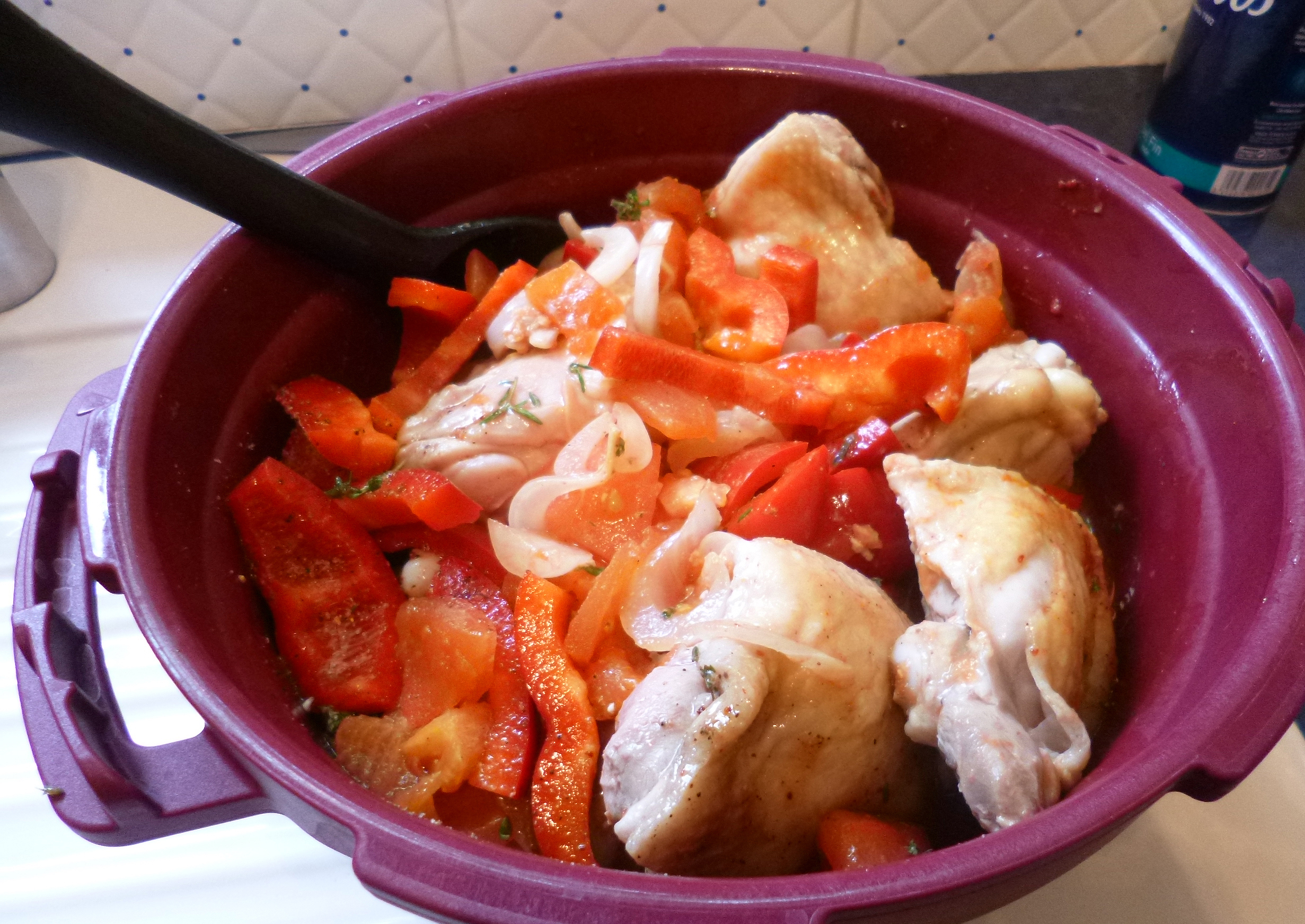 Poulet basquaise au Micro Minute - 9