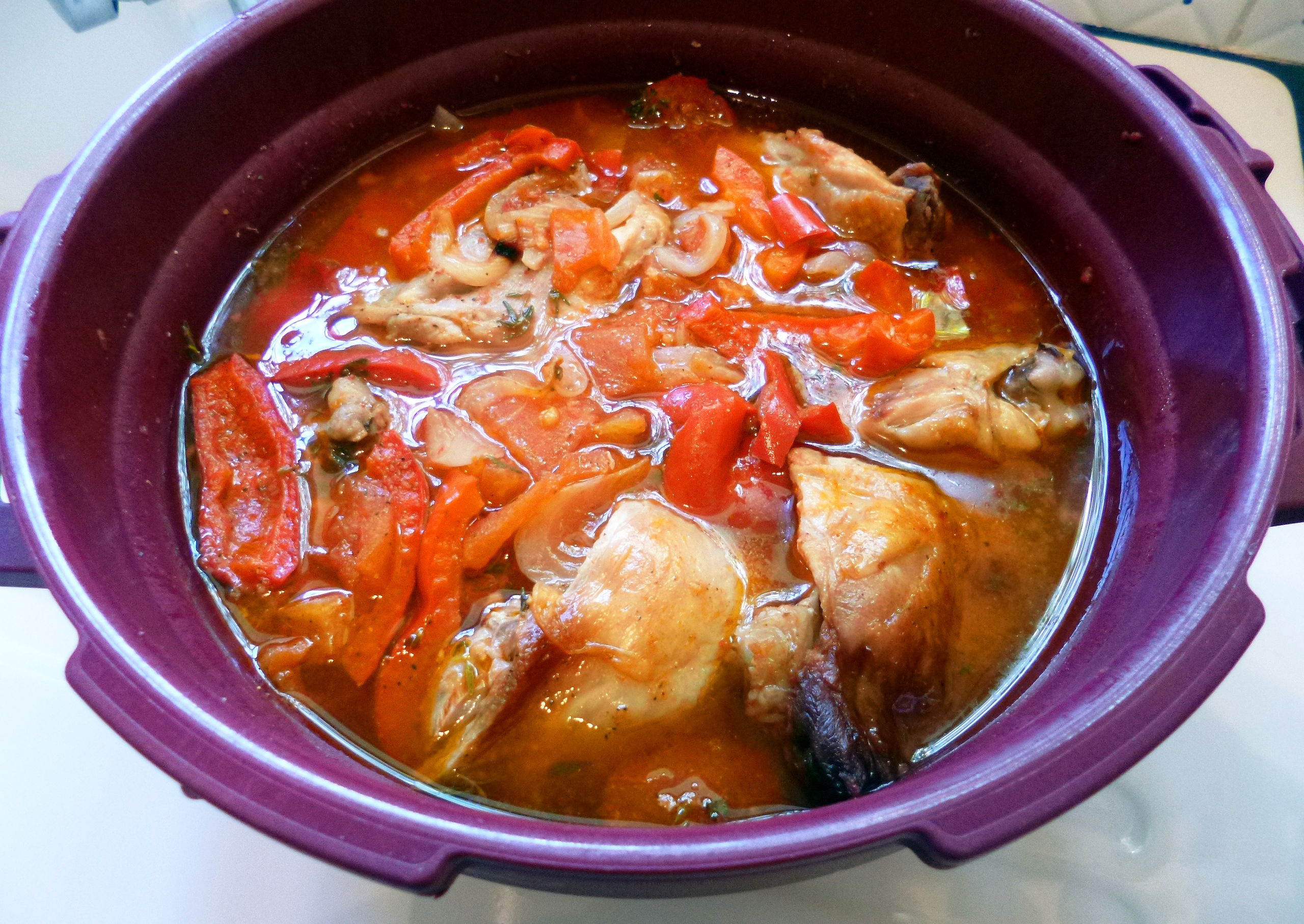 Poulet basquaise au Micro Minute - 10