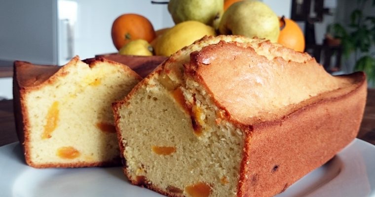 Cake aux abricots secs