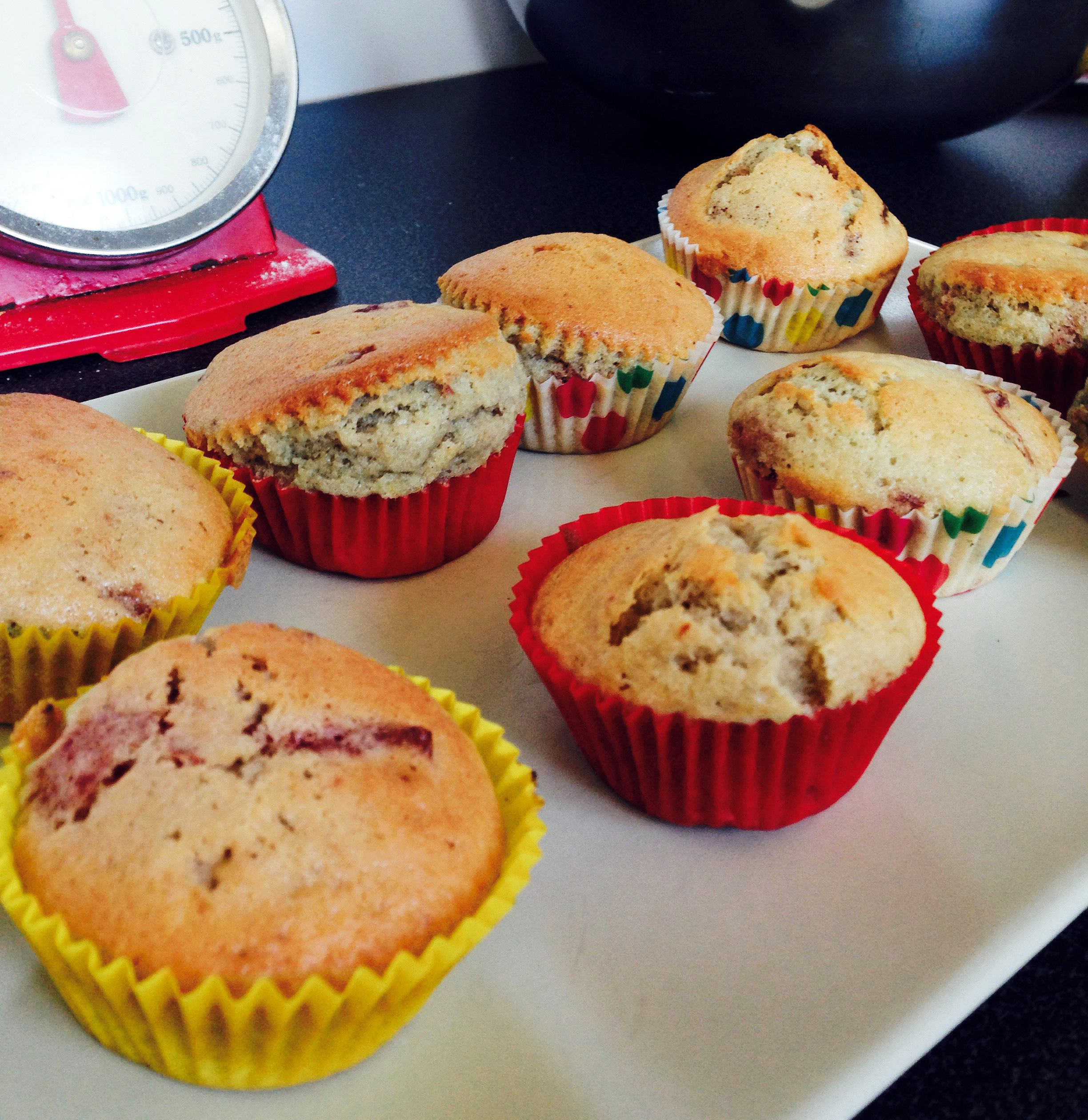 Muffins aux cerises - 2