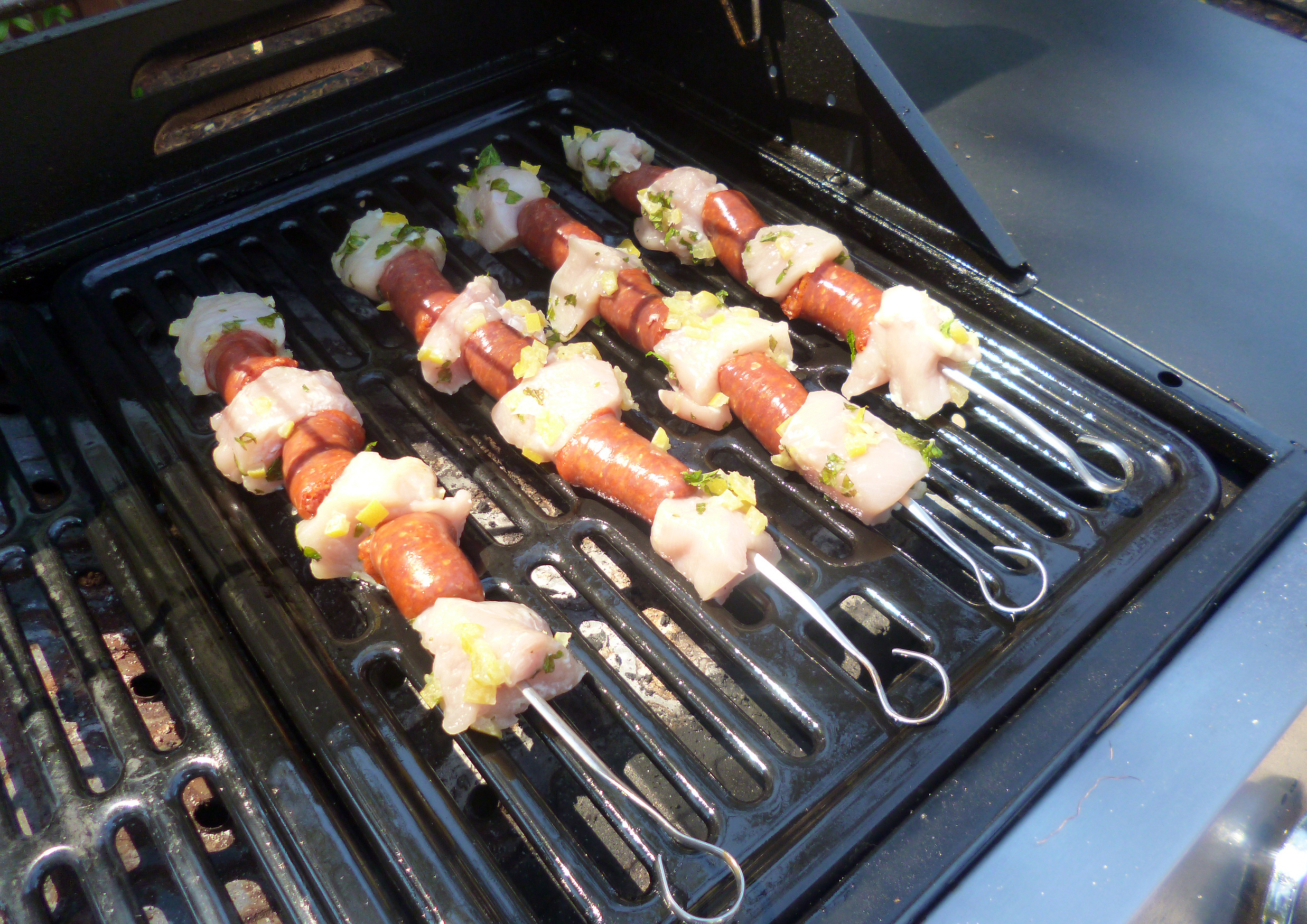 Brochettes poulet et merguez - 5