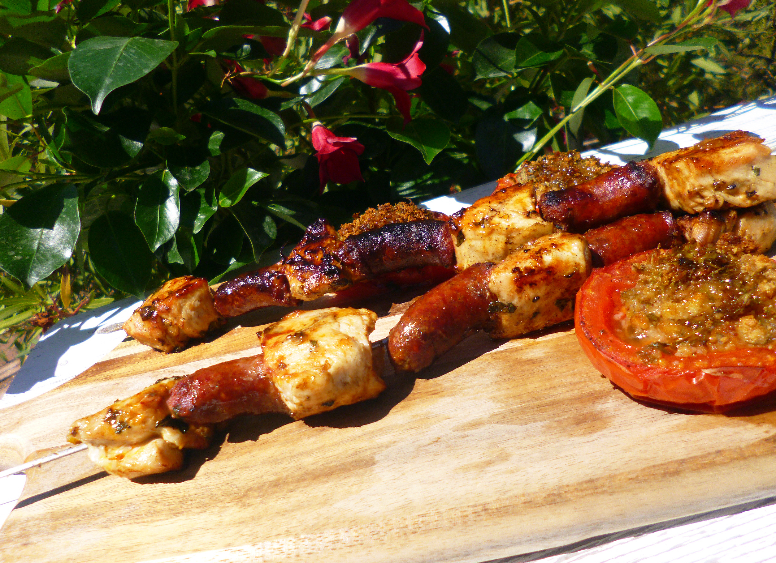 Brochettes poulet et merguez - 7