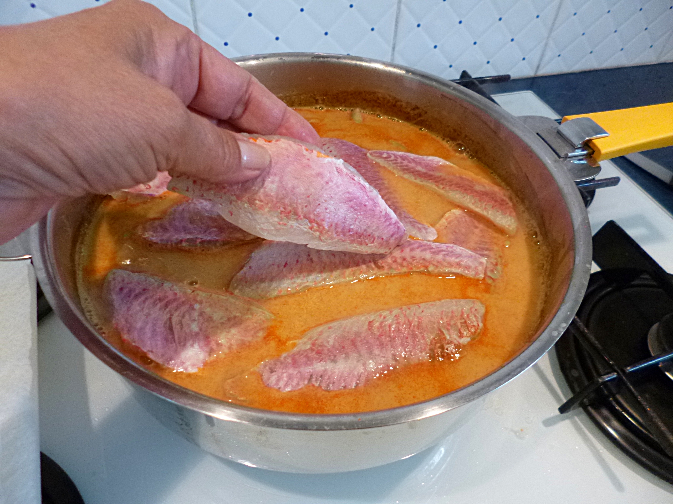 Filets de rouget au curry et lait de coco - 5