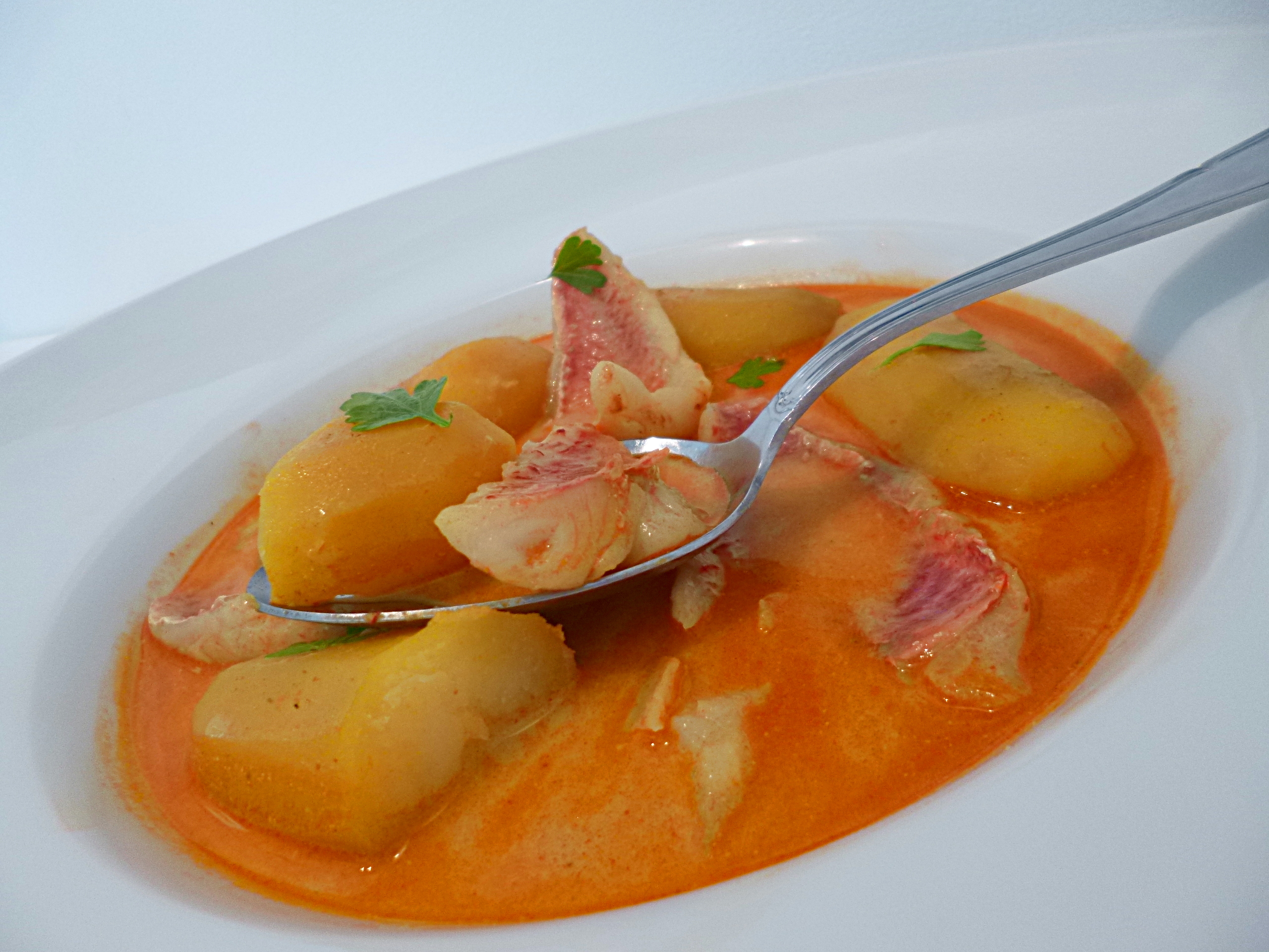 Filets de rouget au curry et lait de coco - 6