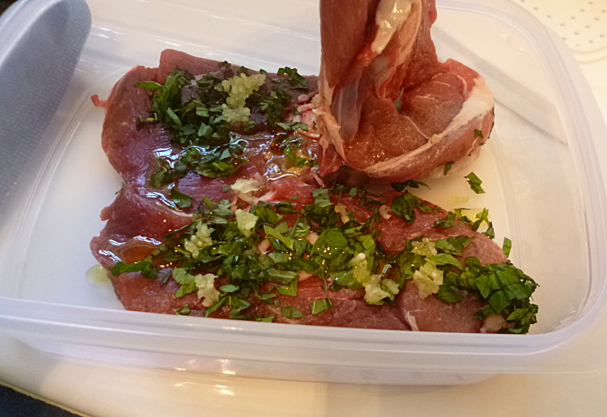 Rouelles de gigot au basilic - 4