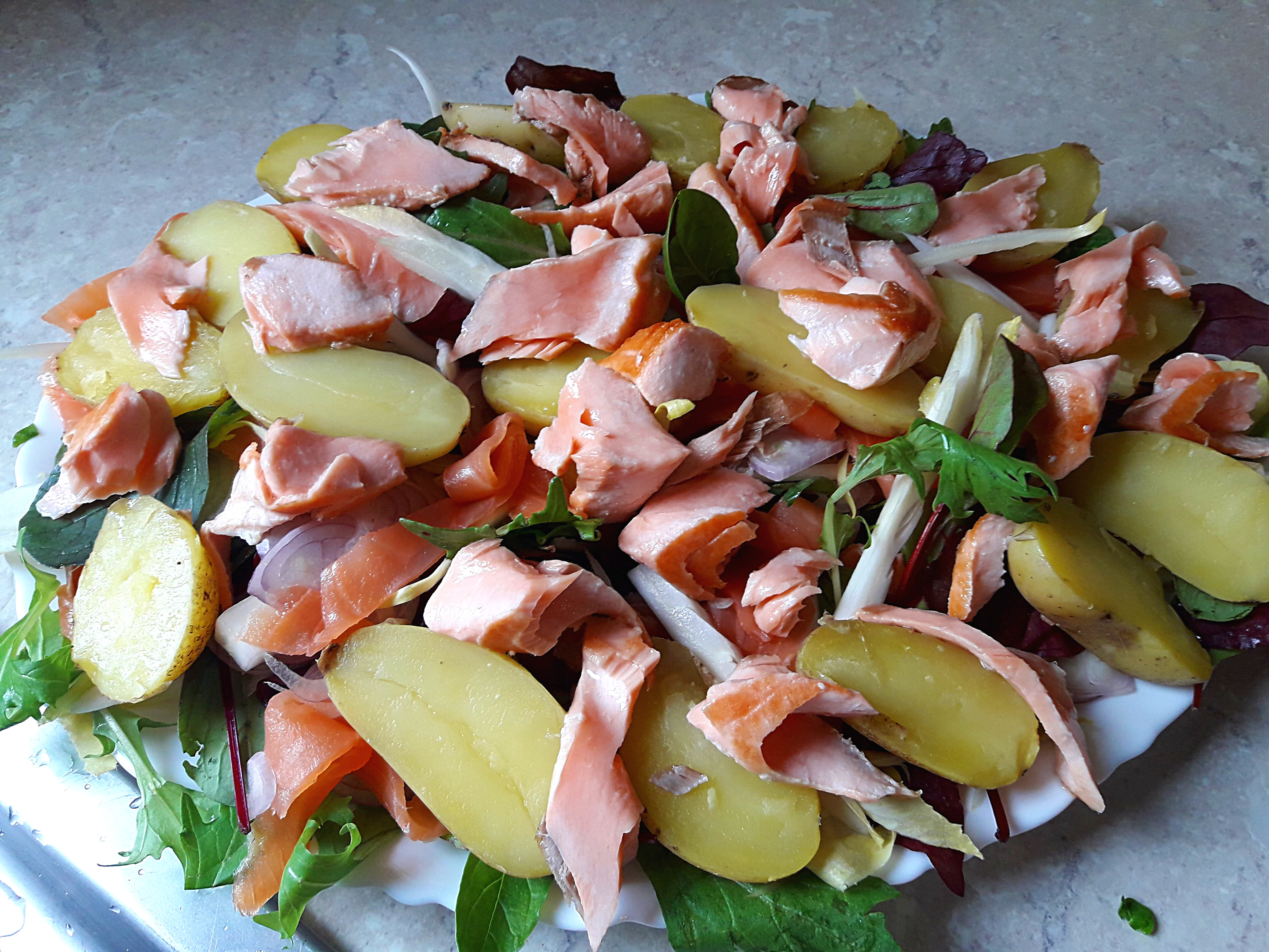 Salade de Grenaille aux 2 saumons - 8